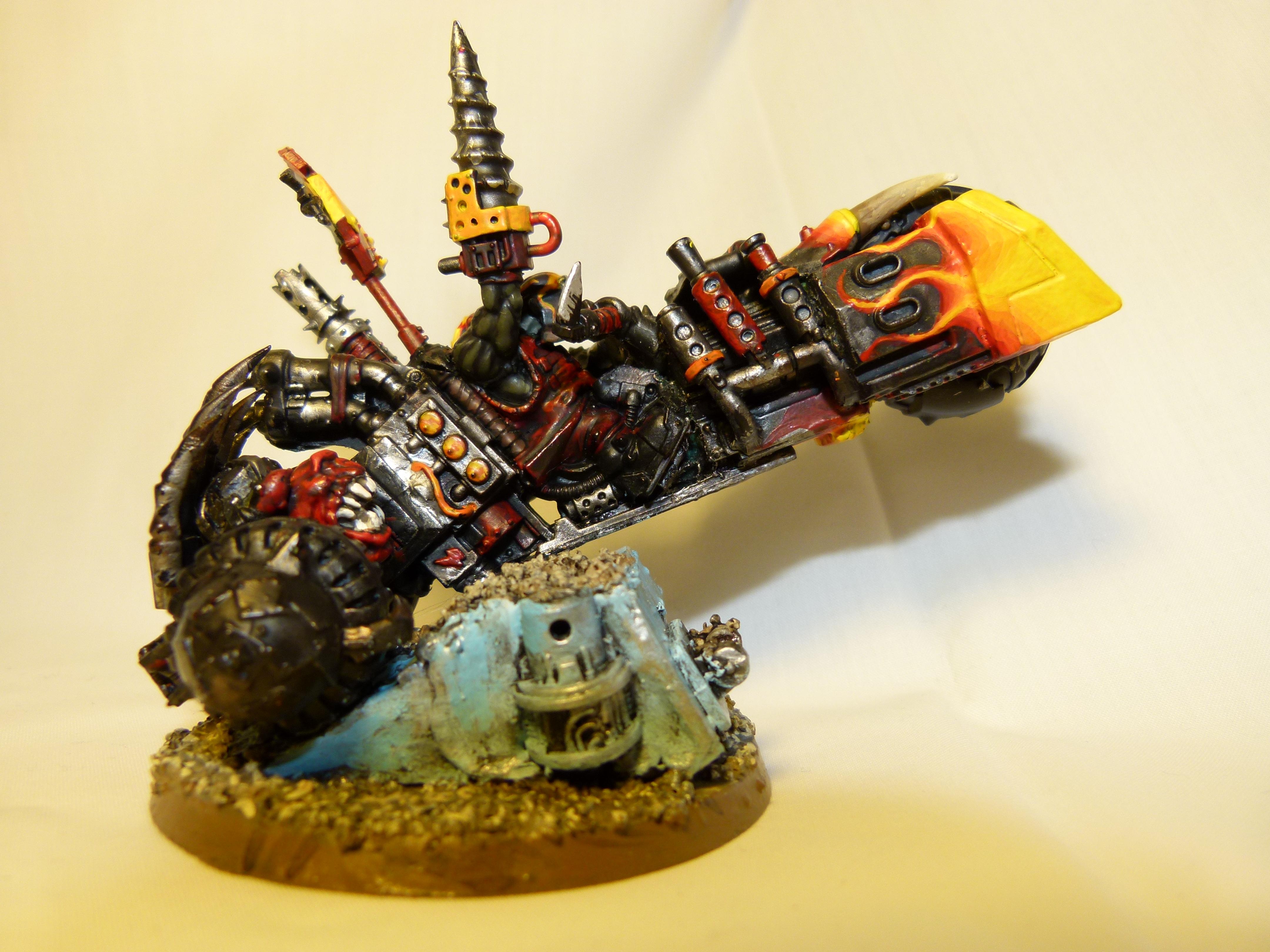 Bike, Conversion, Orks, Squid, Warboss, Warhammer 40,000