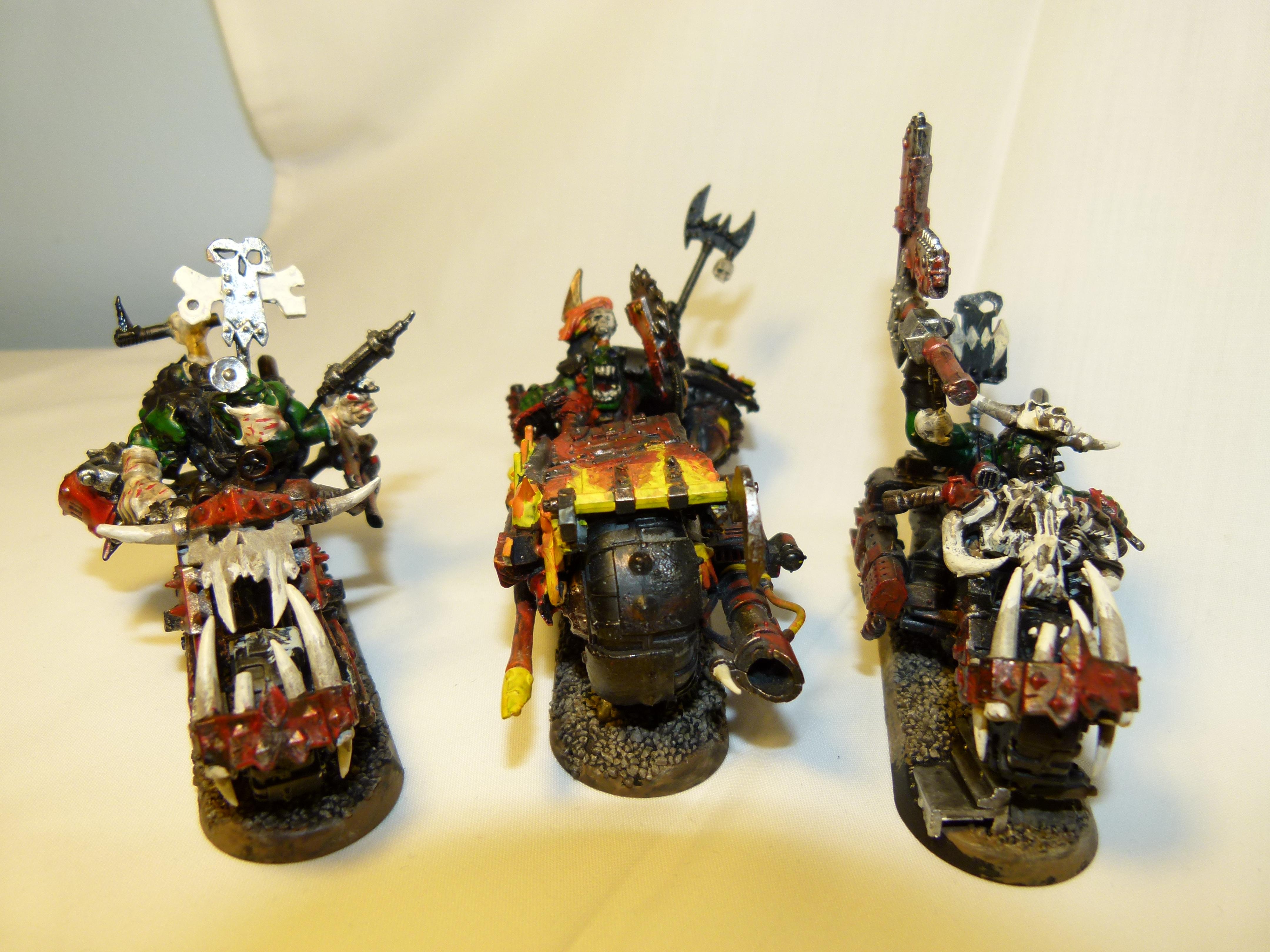 Bike, Conversion, Elites, Mob, Nob, Orks, Painboys, Warhammer 40,000, Wazdakka Gutsmek