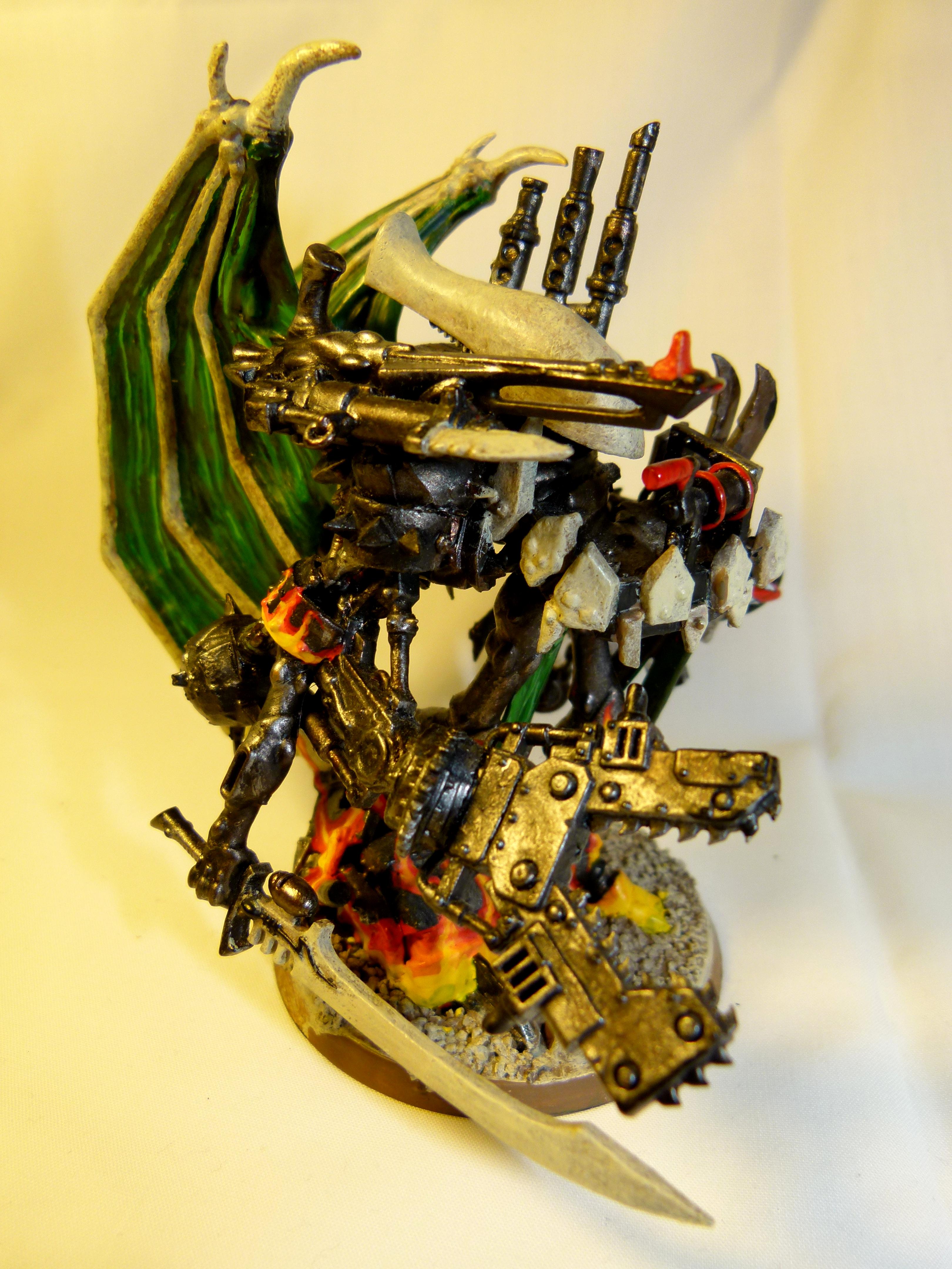 Conversion, Deff, Dreadnought, Eldar, Looted, Orks, Warhammer 40,000, Wraithlord