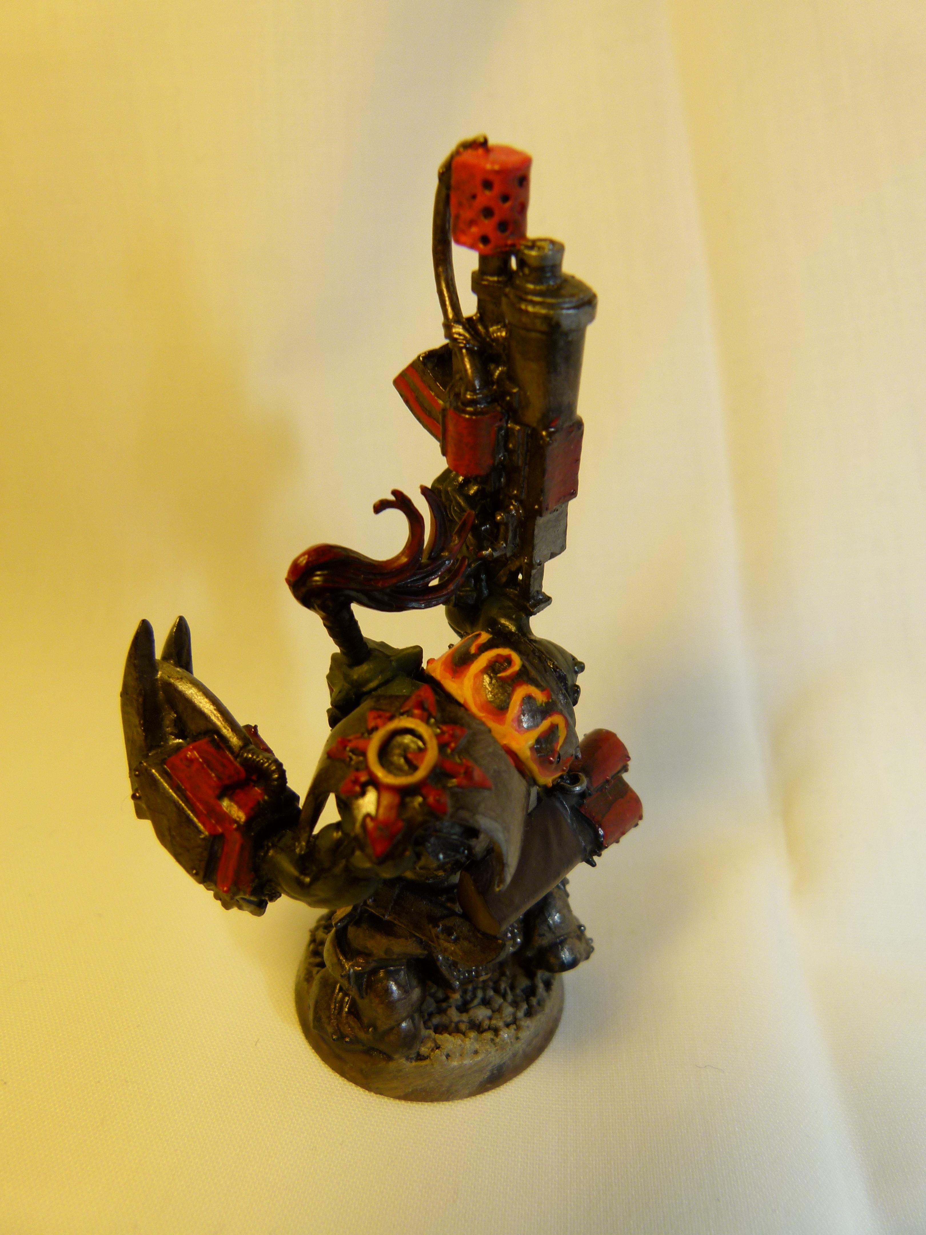 Black Ork, Conversion, Nob, Orks, Warhammer 40,000