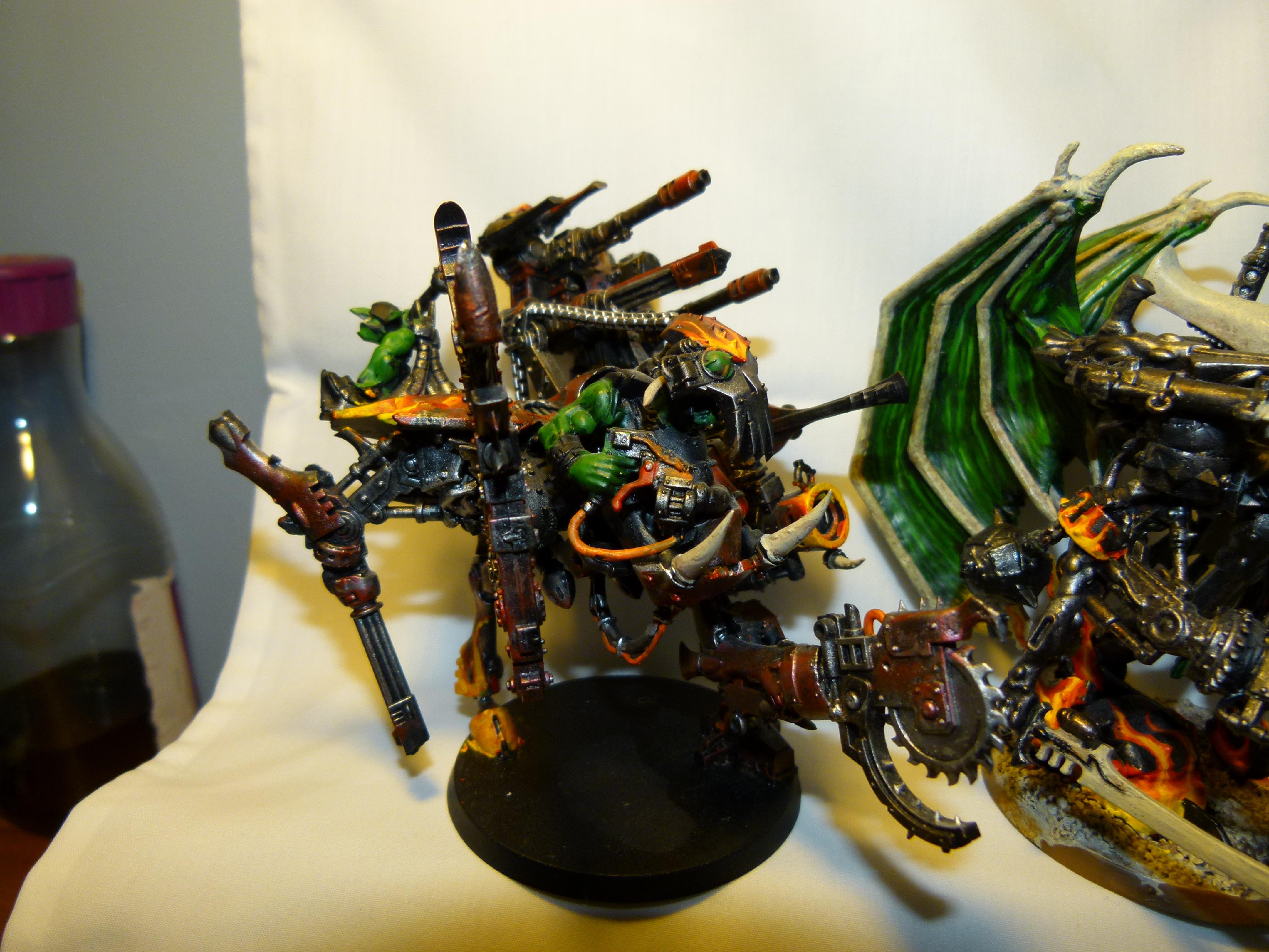 Conversion, Deff Dreads, Eldar, Heavy, Looted, Orks, Walkers, Warhammer 40,000