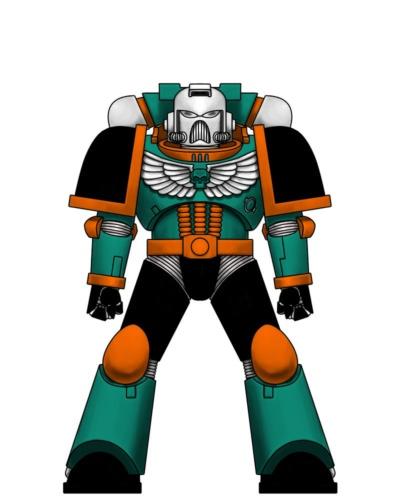 Teal/Black/Oranger