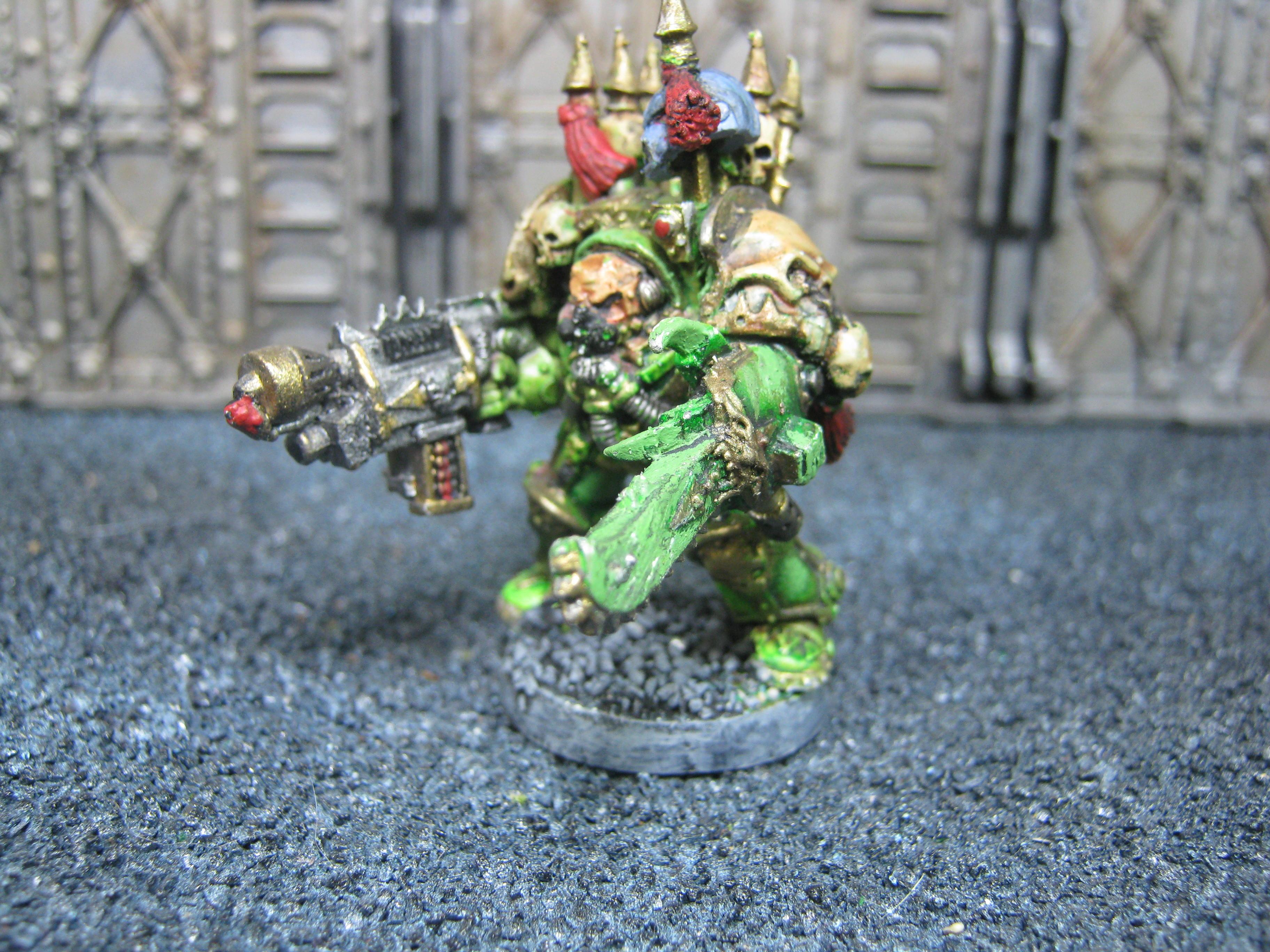 Chaos Space Marines, Death Guard, Nurgle, Plague Marines, Terminator Armor, Warhammer 40,000