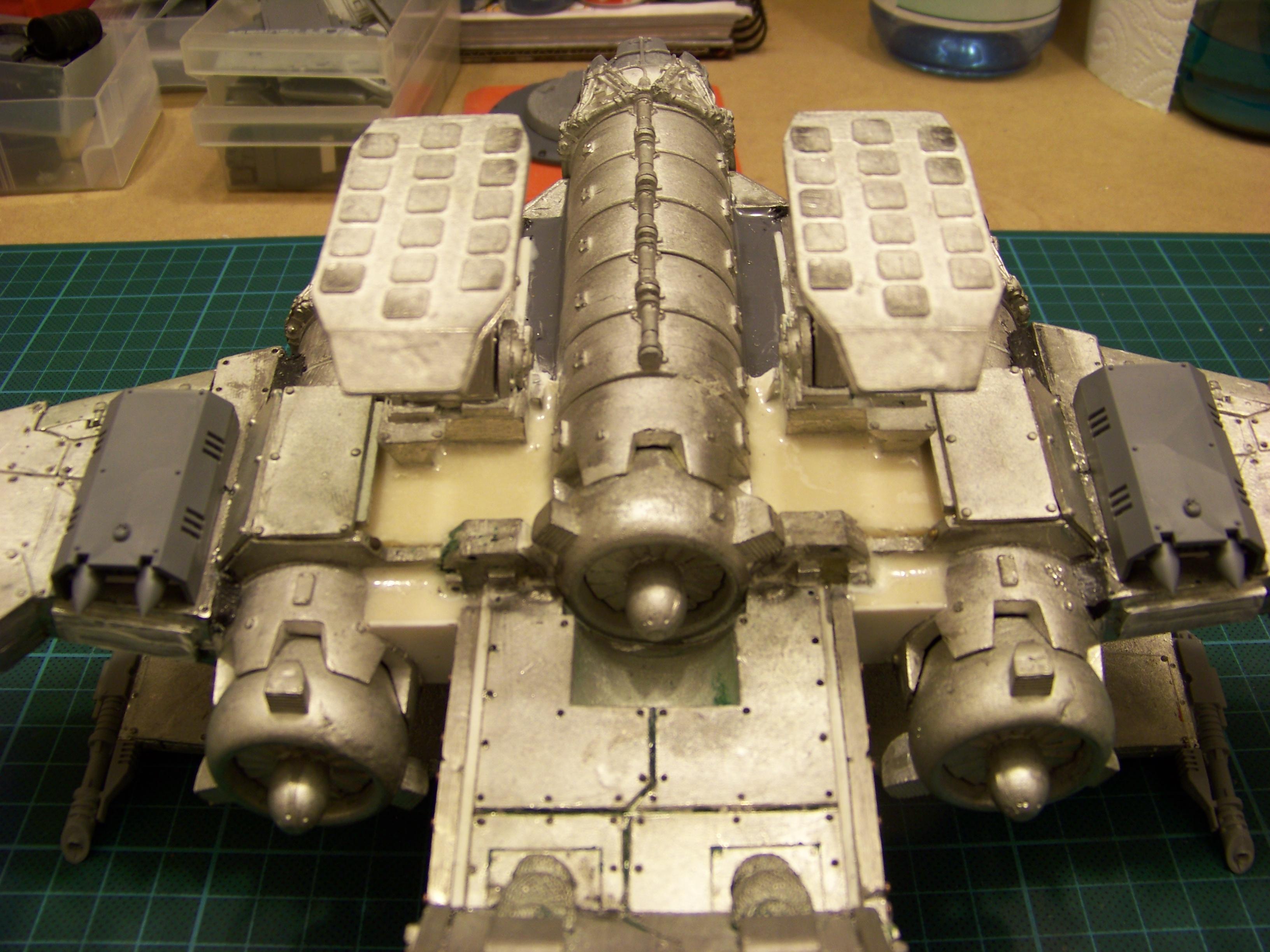 Metal, Space Marines, Thunderhawk, Work In Progress