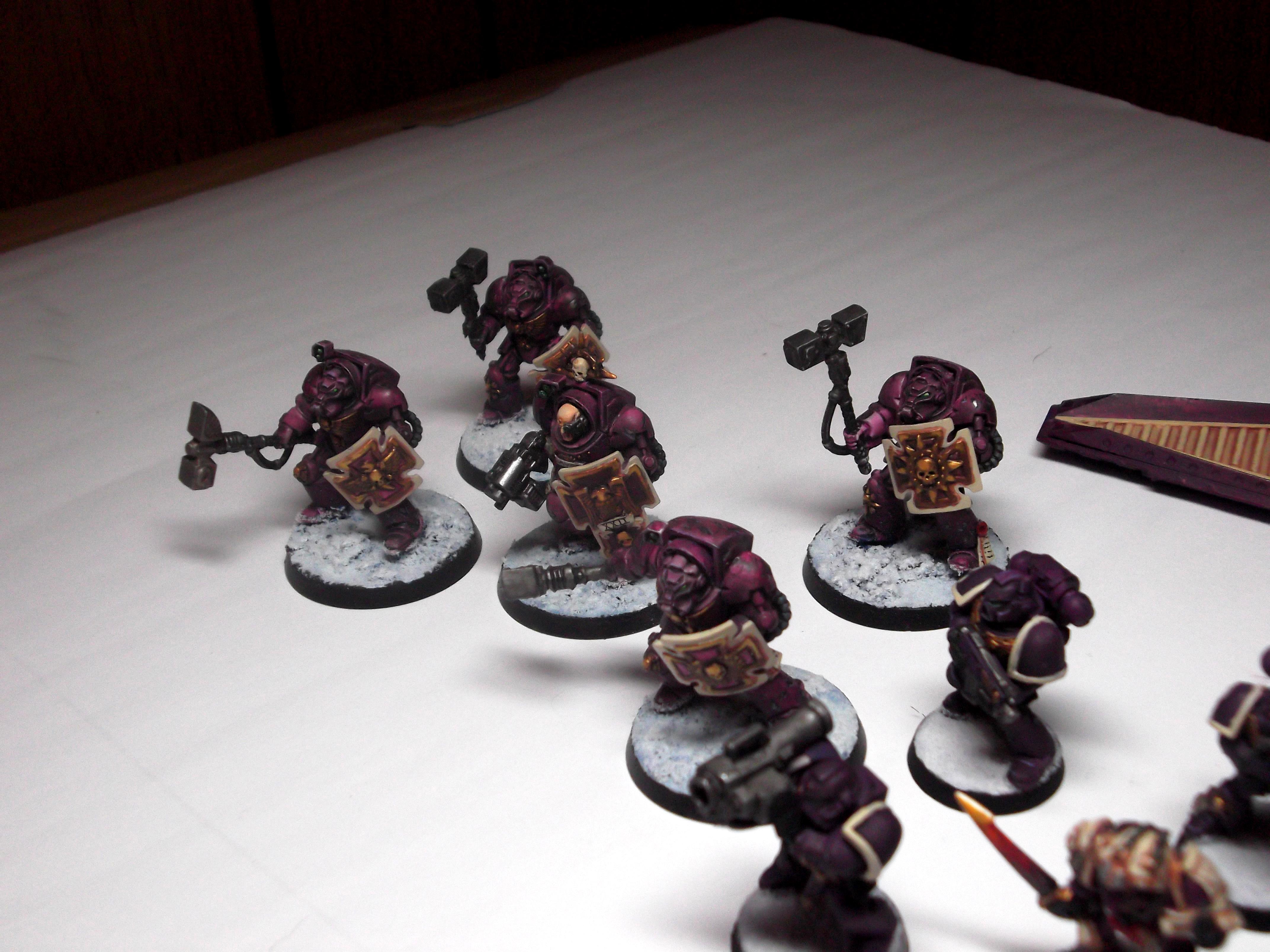 Space Marines, Terminator Armor, Thunder Hammers, Warhammer 40,000
