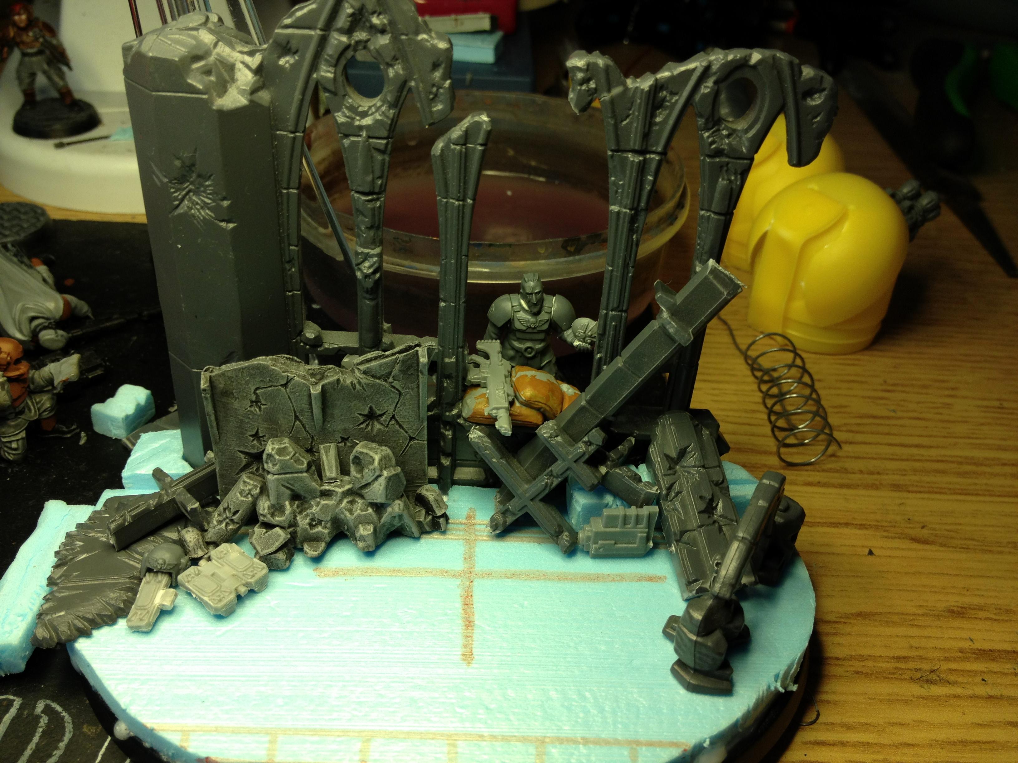 Base, Flightstand, Guardsmen, Imperial Guard, Urban