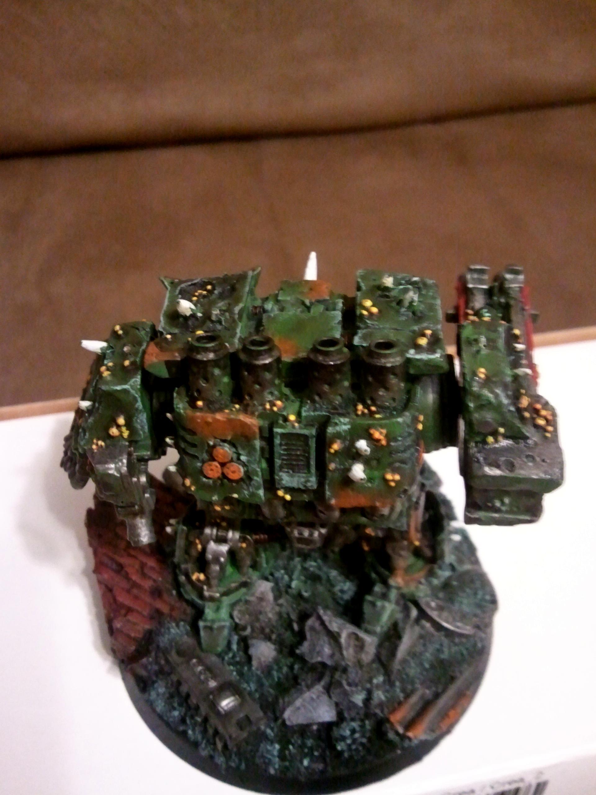 Chaos, Chaplain, Dreadnought, Nurgle, Space Marines