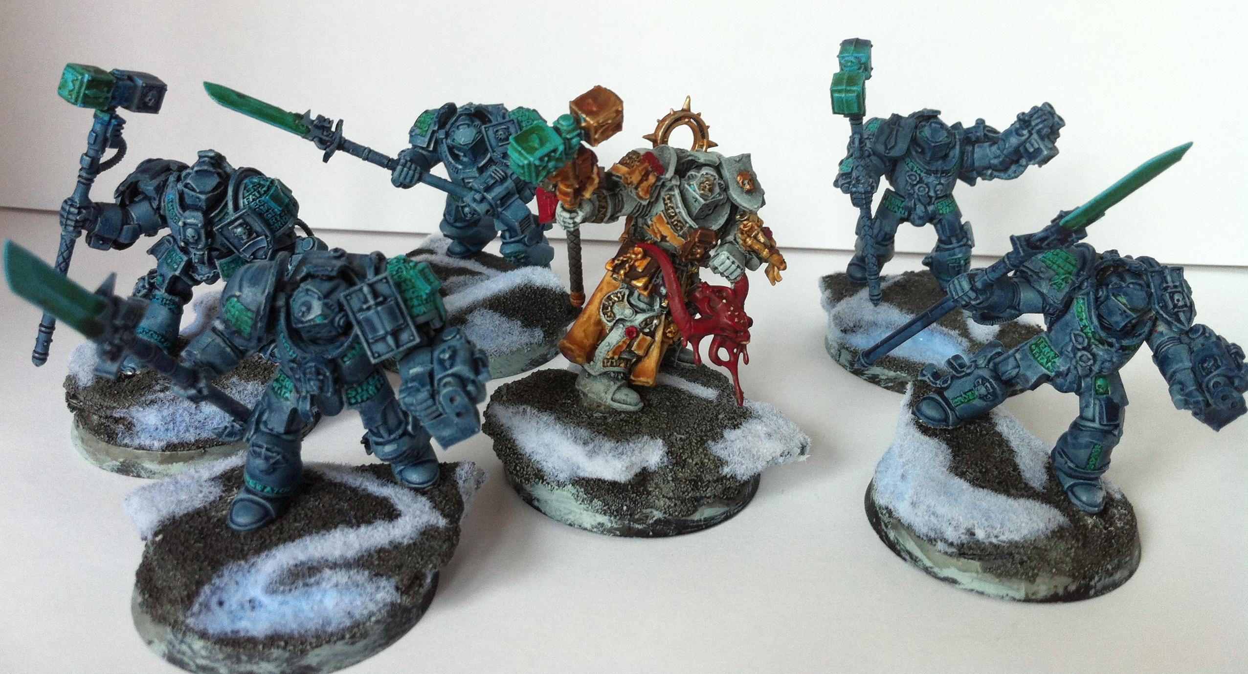 Ghost, Grey Knights, Headquarters, Mordrak, Snow, Terminator Armor