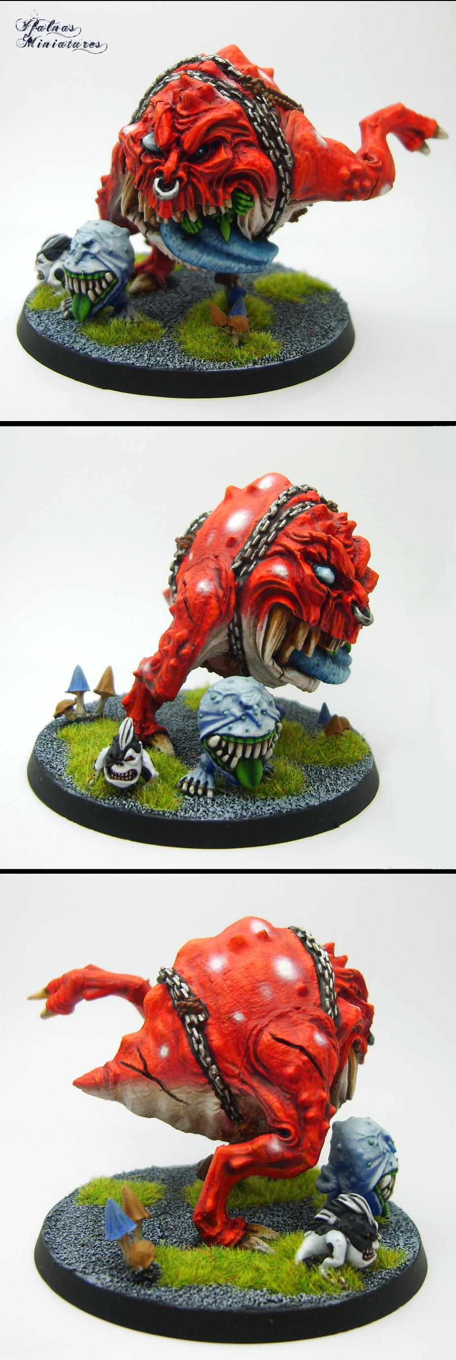 Airbrush, Gobbo, Goblins, Mangler, Orcs, Orks, Red, Squigs, Warhammer Fantasy