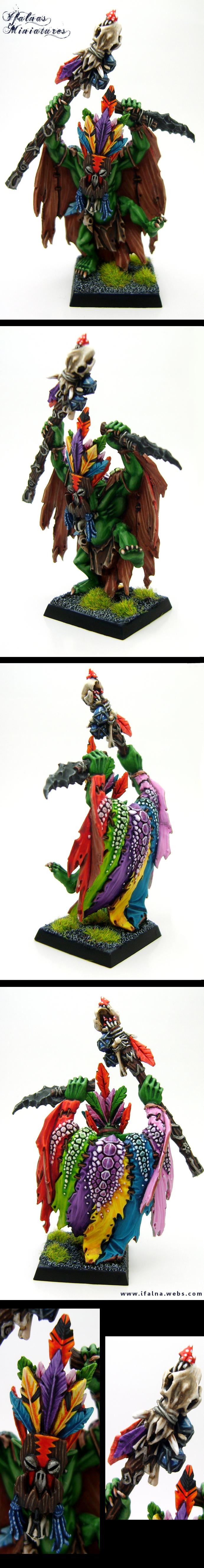 Airbrush, Gobbo, Goblins, Green, Mangler, Orcs, Orks, Rainbow, Shaman, Skin, Squigs, Warhammer Fantasy, Wurrzag