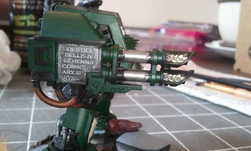 Dark Angels, Dreadnought, Games Workshop, Painting, Warhammer 40,000