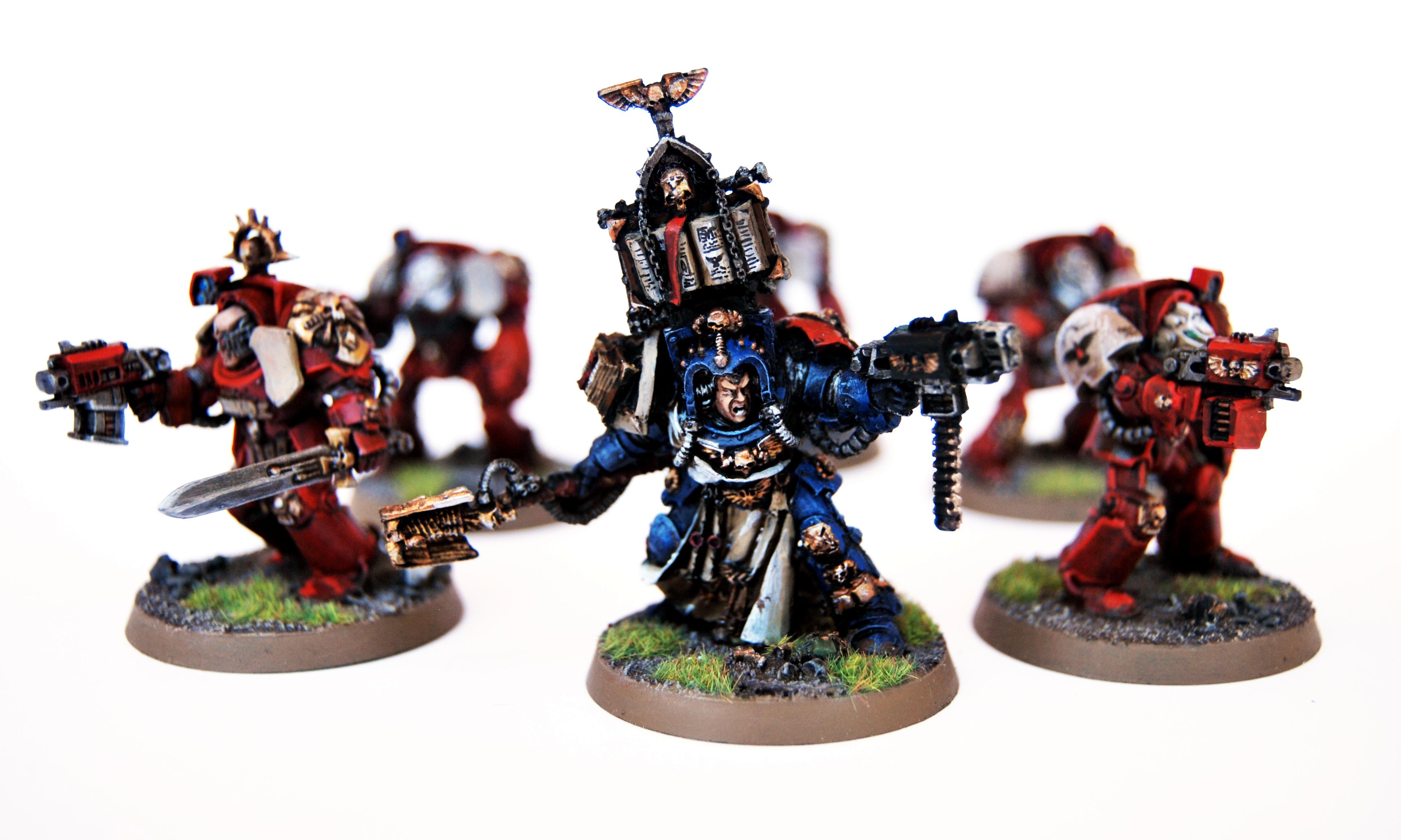 Blood, Librarian, Ravens, Space, Space Marines, Terminator Armor