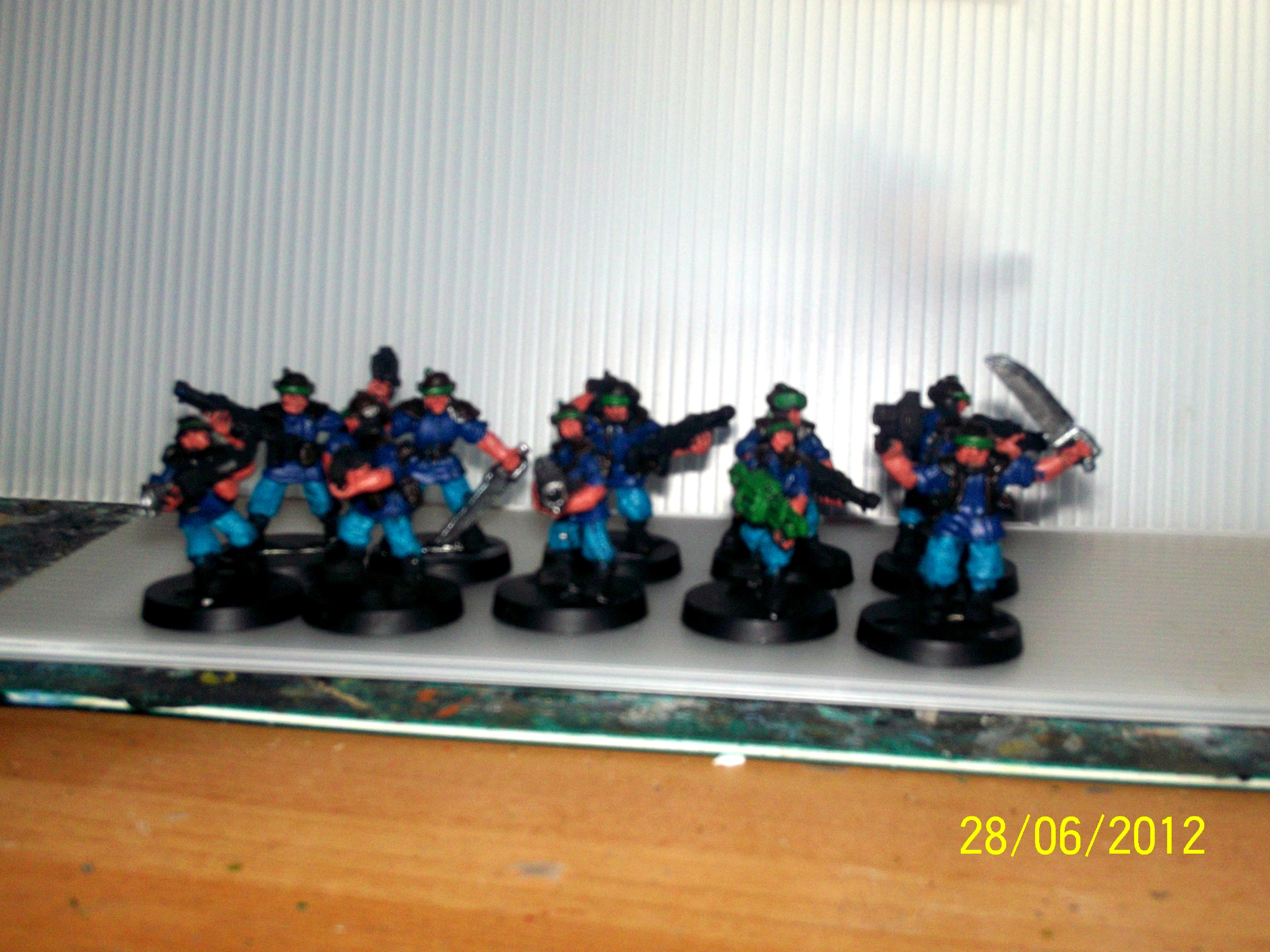 Guardsmen, infantry squad