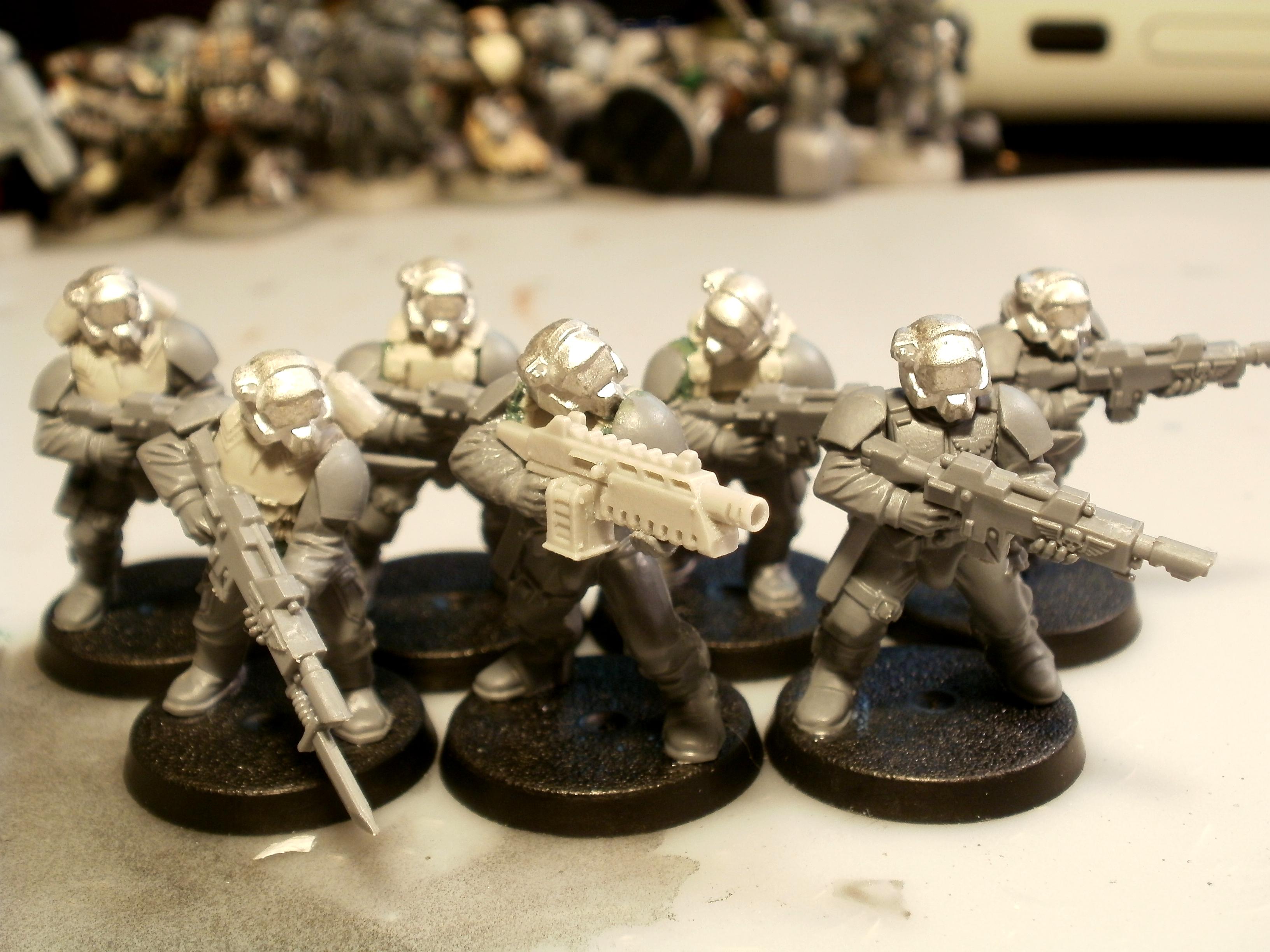 Anvil Industries, Imperial Guard, Kitbash, Kromlech, Maxmini, Pig Iron, Work In Progress