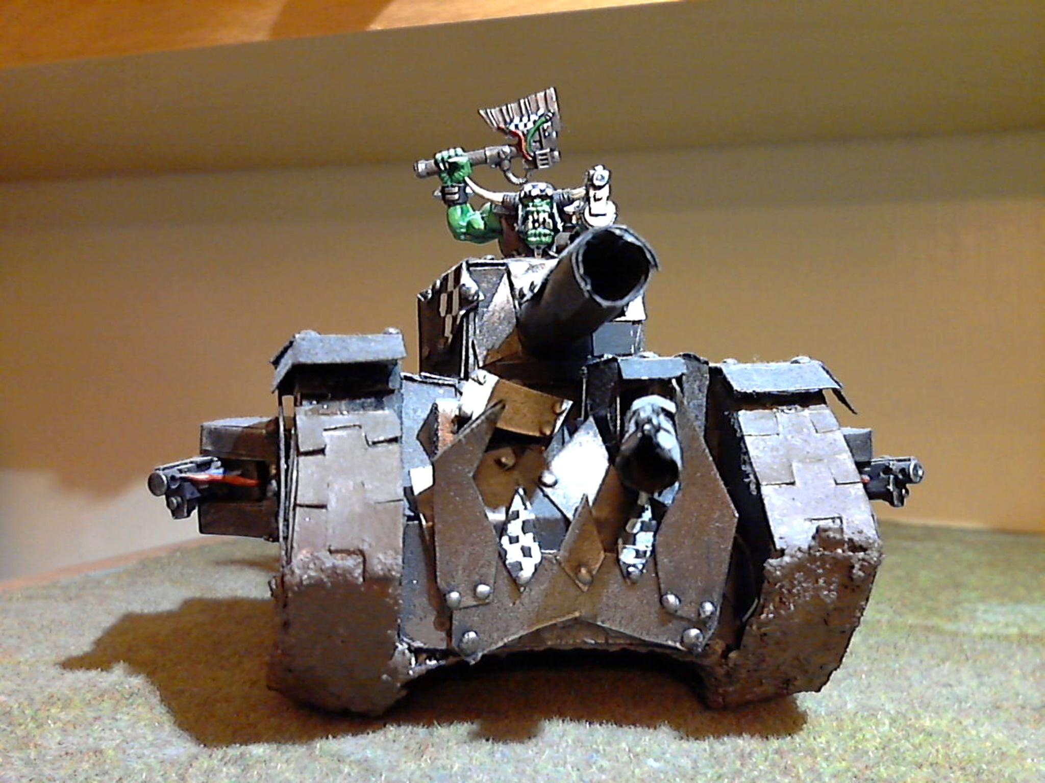 Leman Russ, Looted, Orks, Scratch Build