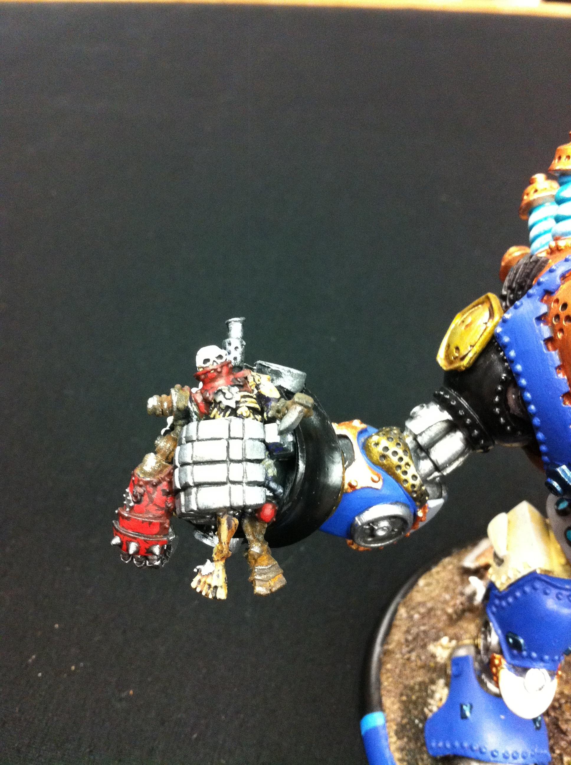 Poor scrap thrall about to become a hand grenade