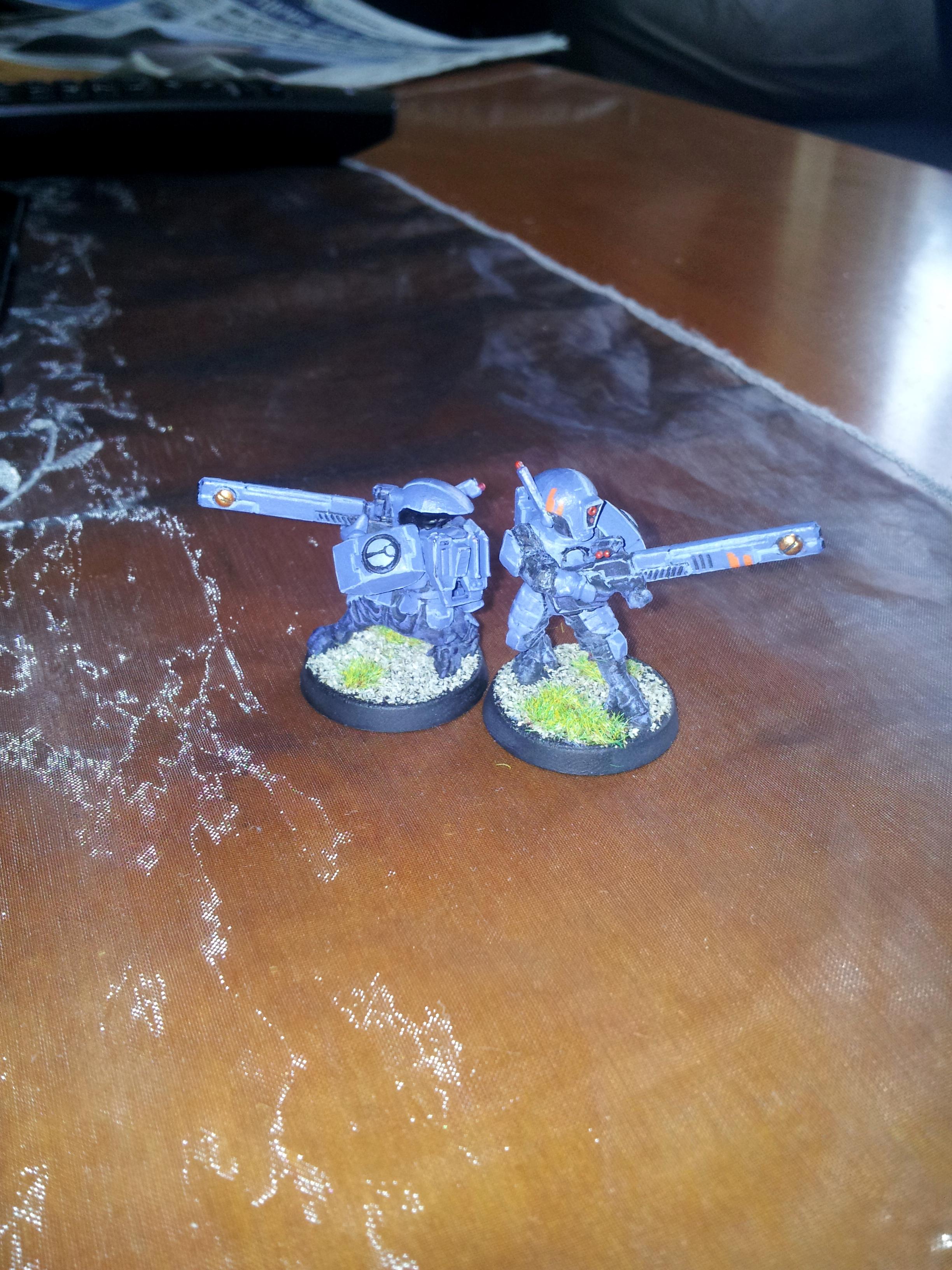 Fire Warriors, First Paintjob, Shas'la, Tau, Tau Empire, Warhammer 40,000