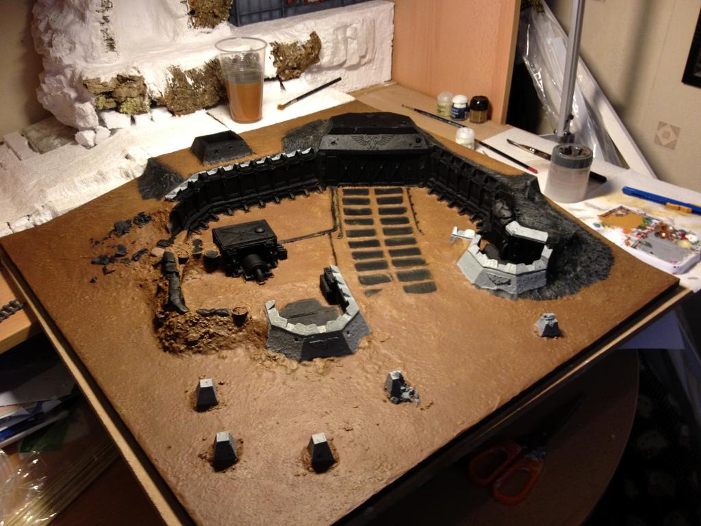 Display Board, Terrain, Warhammer 40,000, Work In Progress