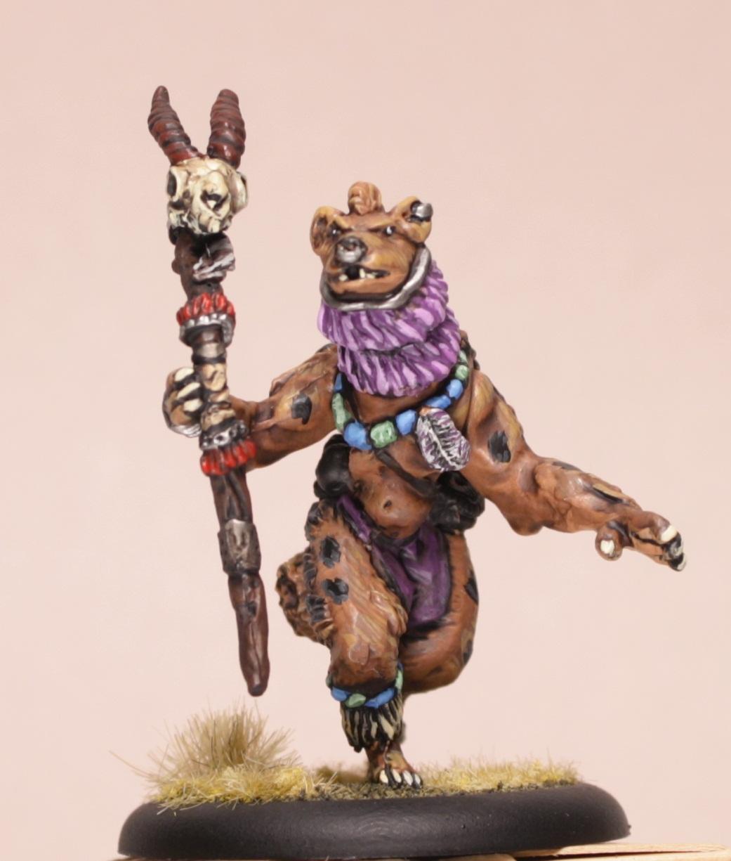 Brushfire, Hyena Witch Doctor, Warband, Work In Progress, Zabar