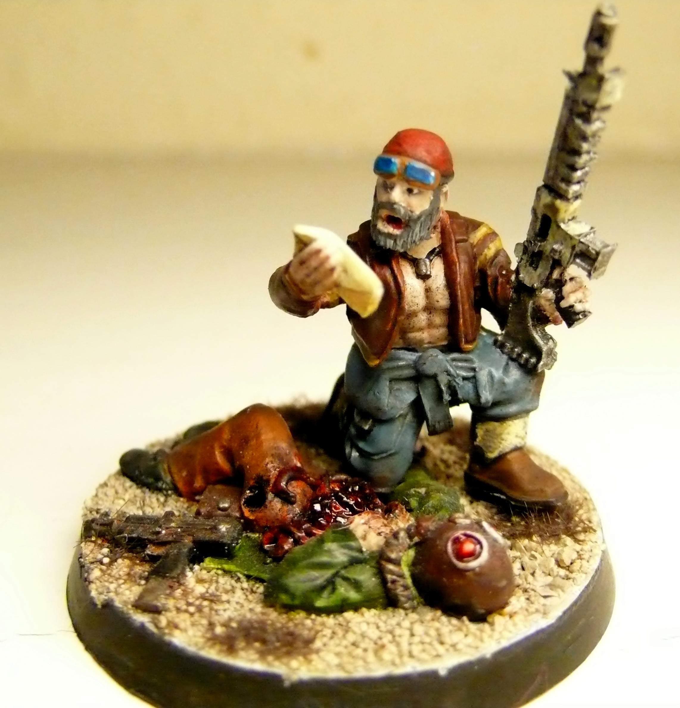 Autogun, Beard, Corpse, Gore