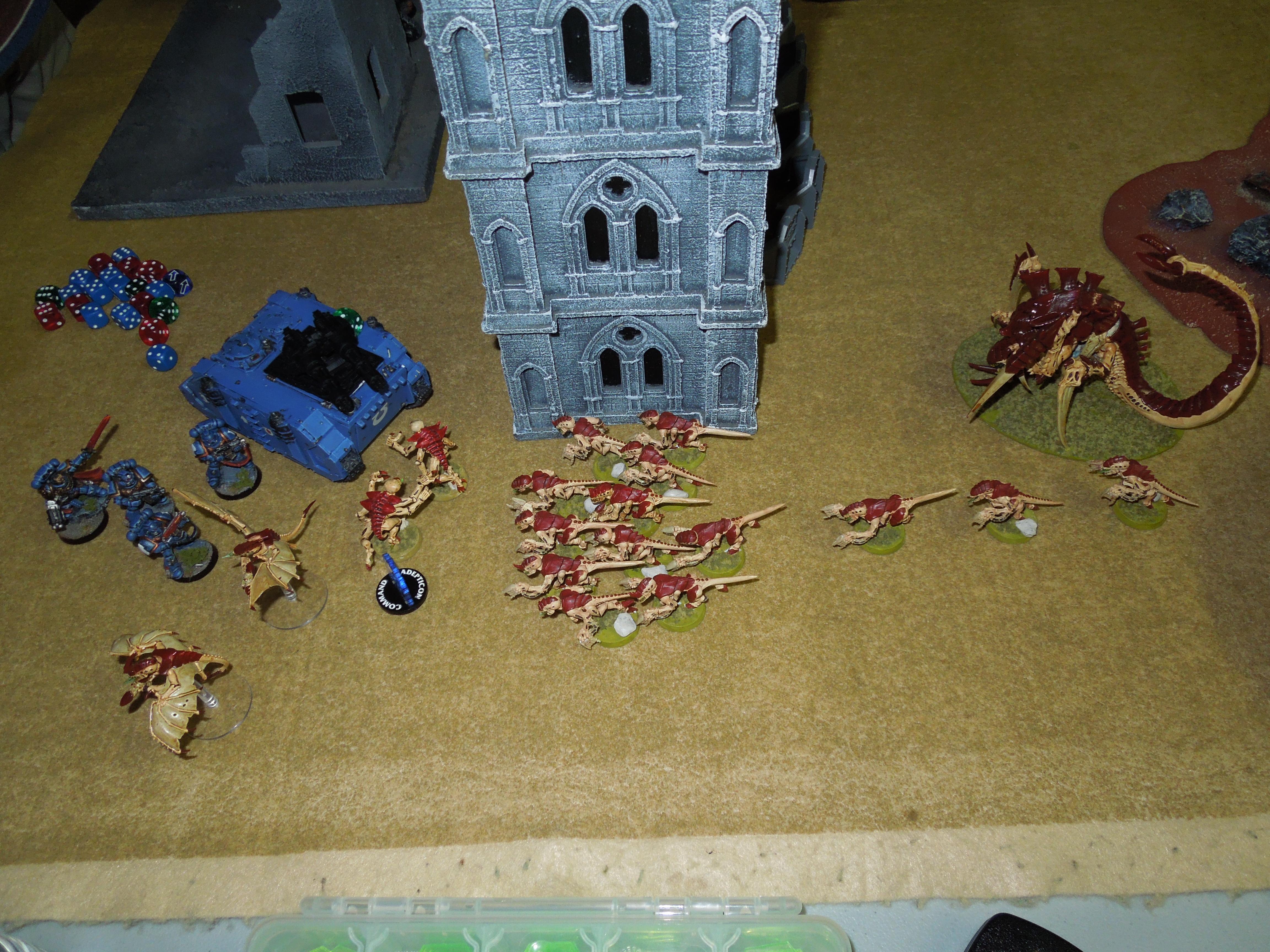Battle Report, Space Marines, Tyranids