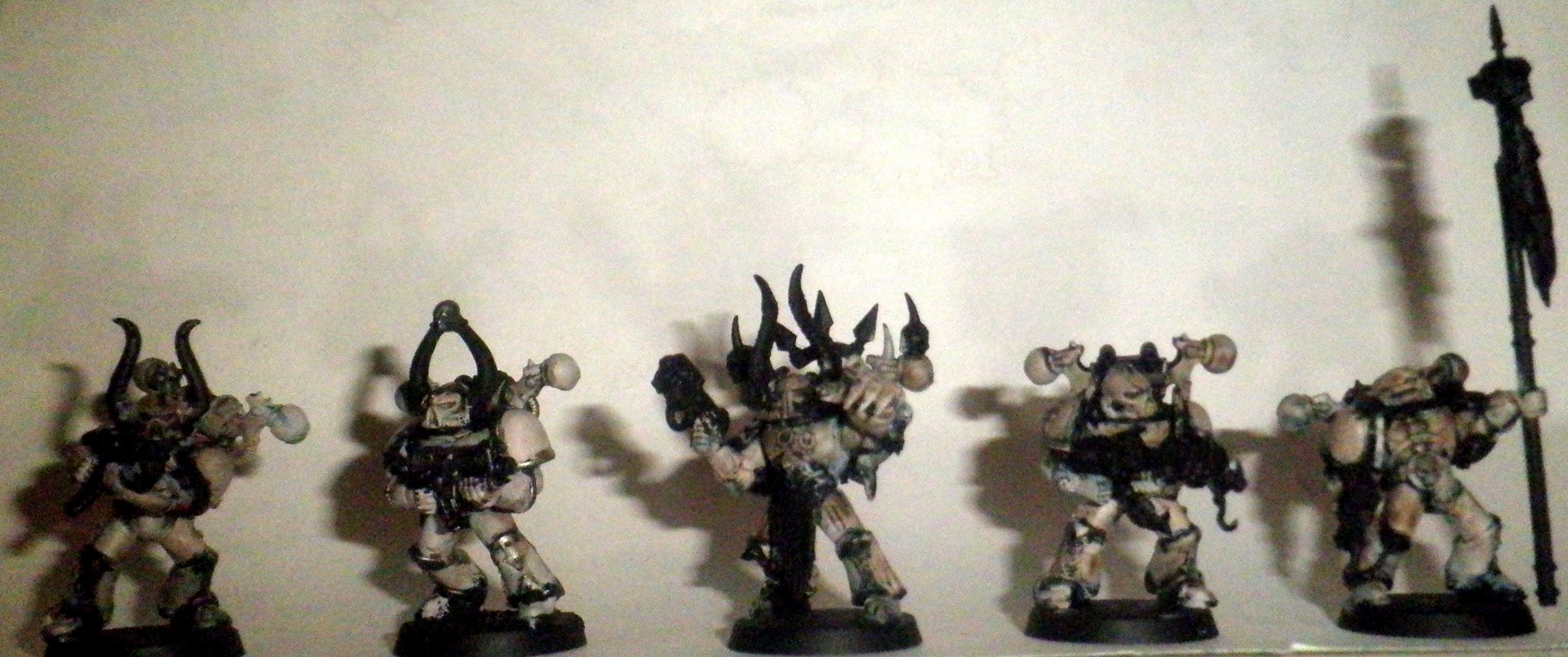 Chaos Space Marines, Squad, Warhammer 40,000, Work In Progress