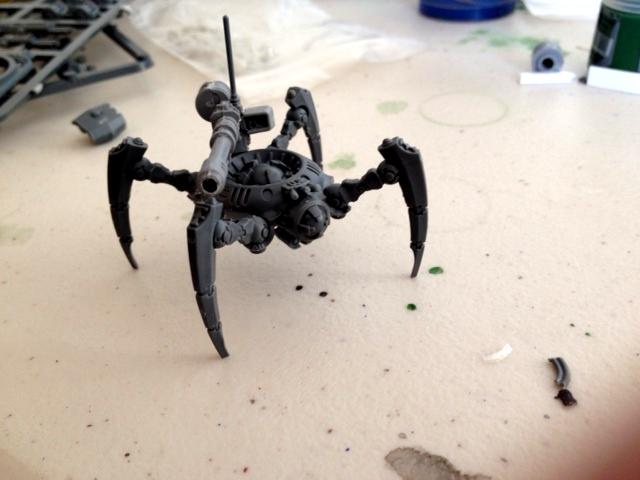 Autocannon, Conversion, Drone, Imperial Guard, Imperial Guard Conversions, Weapons Team