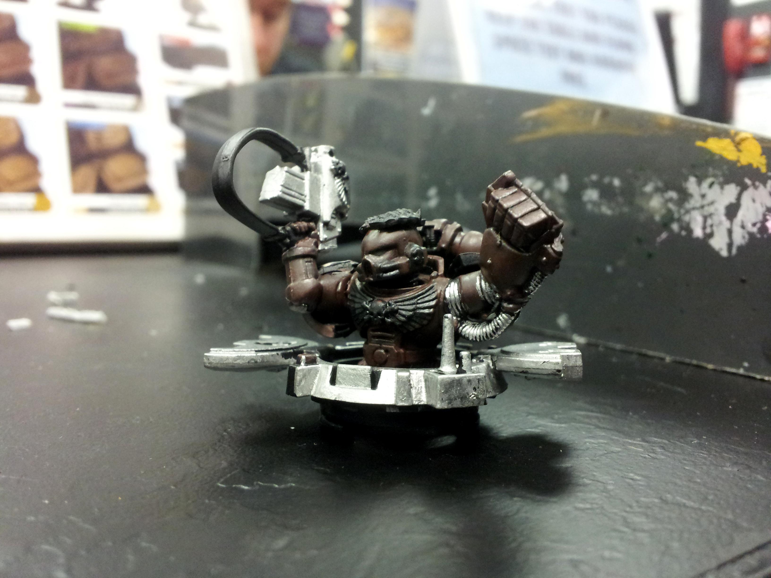 Blood Ravens, Conversion, Deadshot, Sgt Cronos, Space Marines, Work In Progress