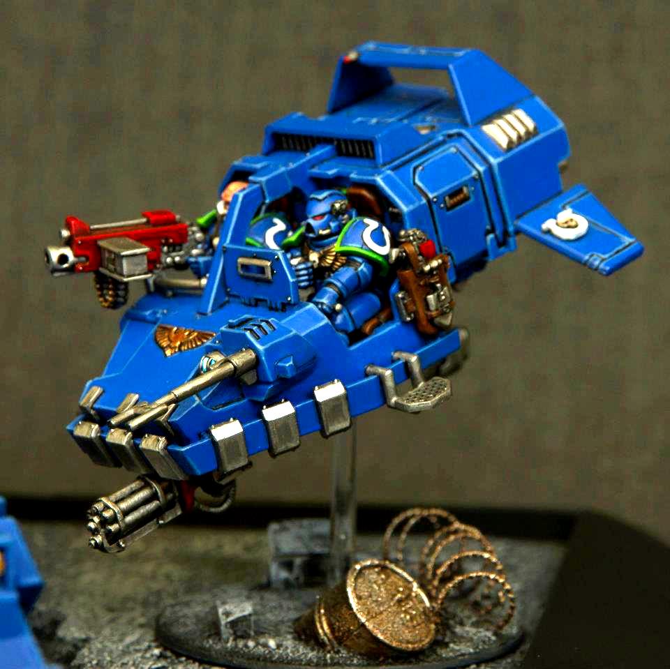 Land Speeder, Space Marines, Tank, Ultramarines, Warhammer 40,000