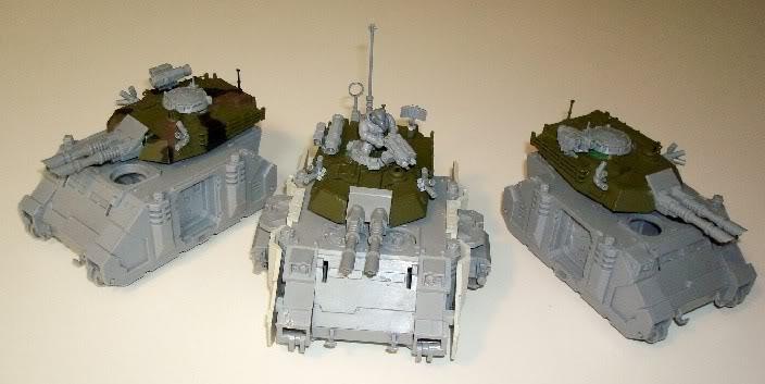 Apocalypse, Conversion, Predator, Predator Assassin Squadron, Space Marines, Space Sharks, Tank