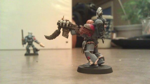 Wolf guard left detail