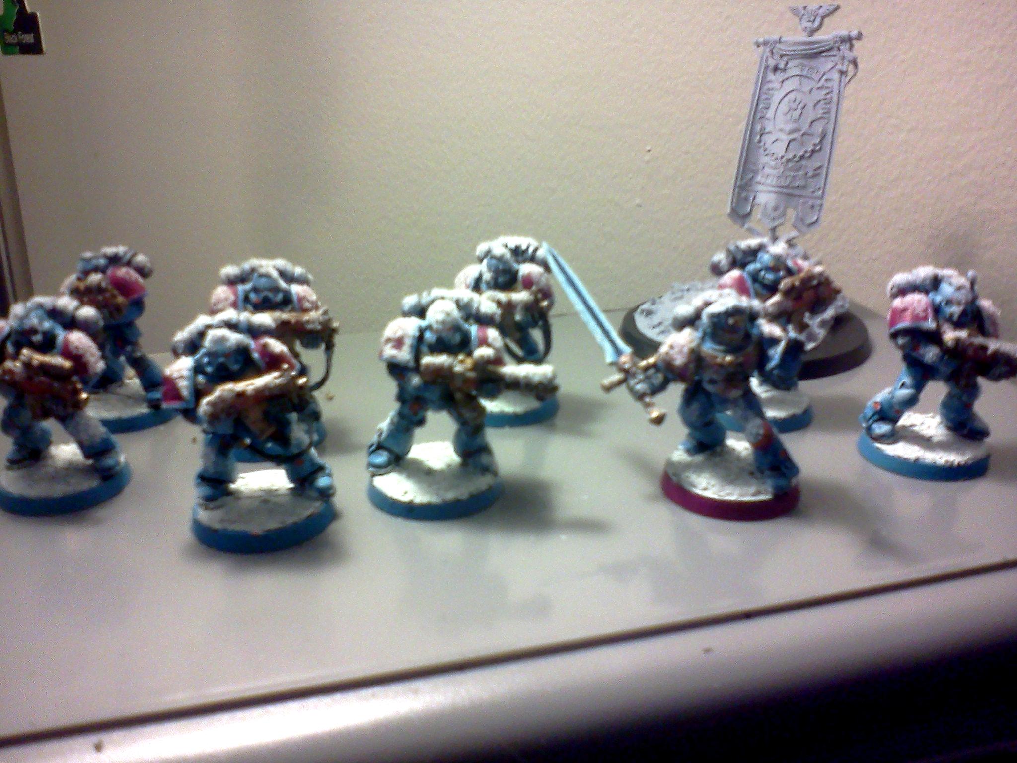 Custom, Ice, Snow, Space Marines, Tact Squad