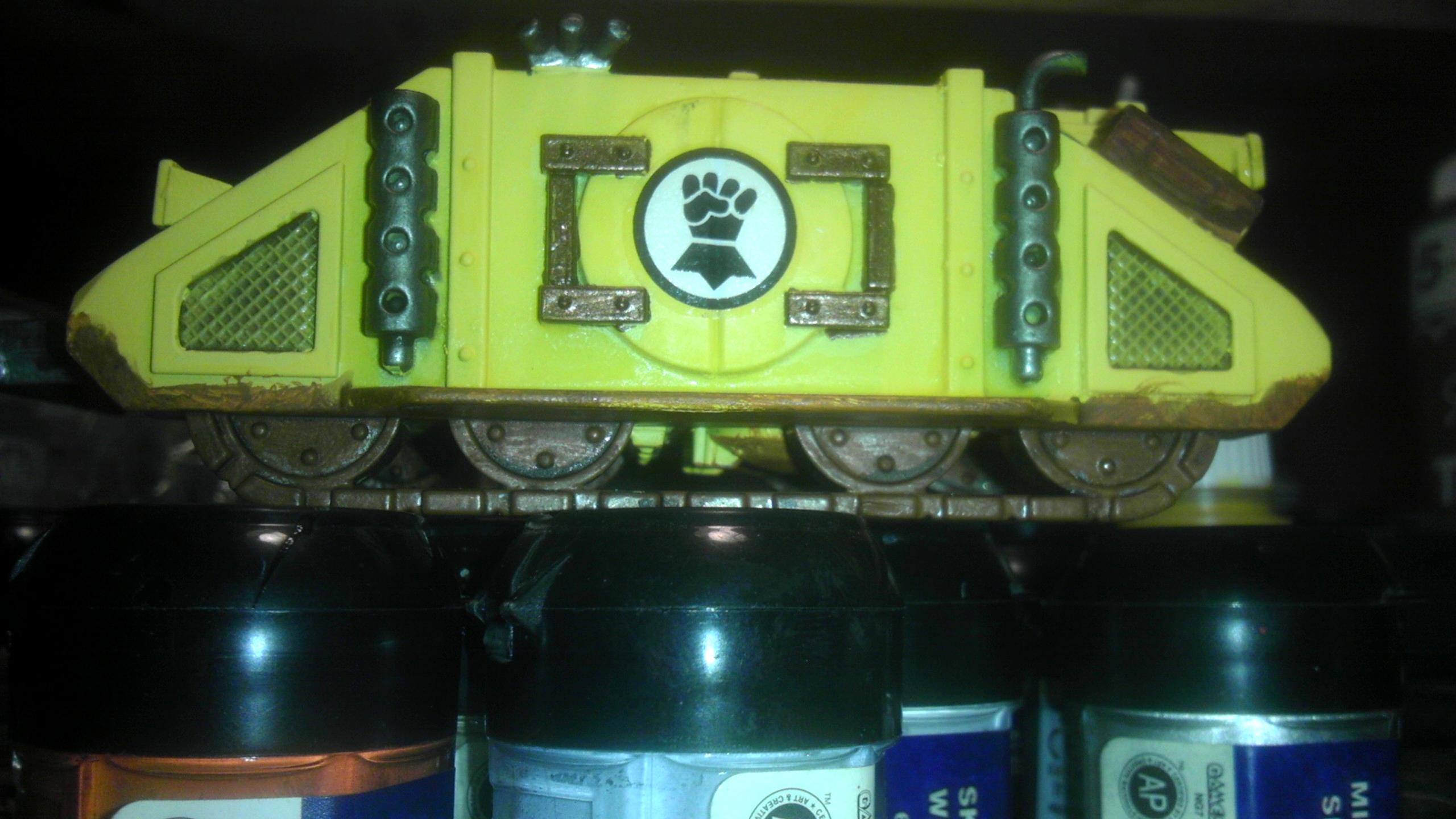 Imperial Fists, Rhino, Space Marines, Transport, Warhammer 40,000