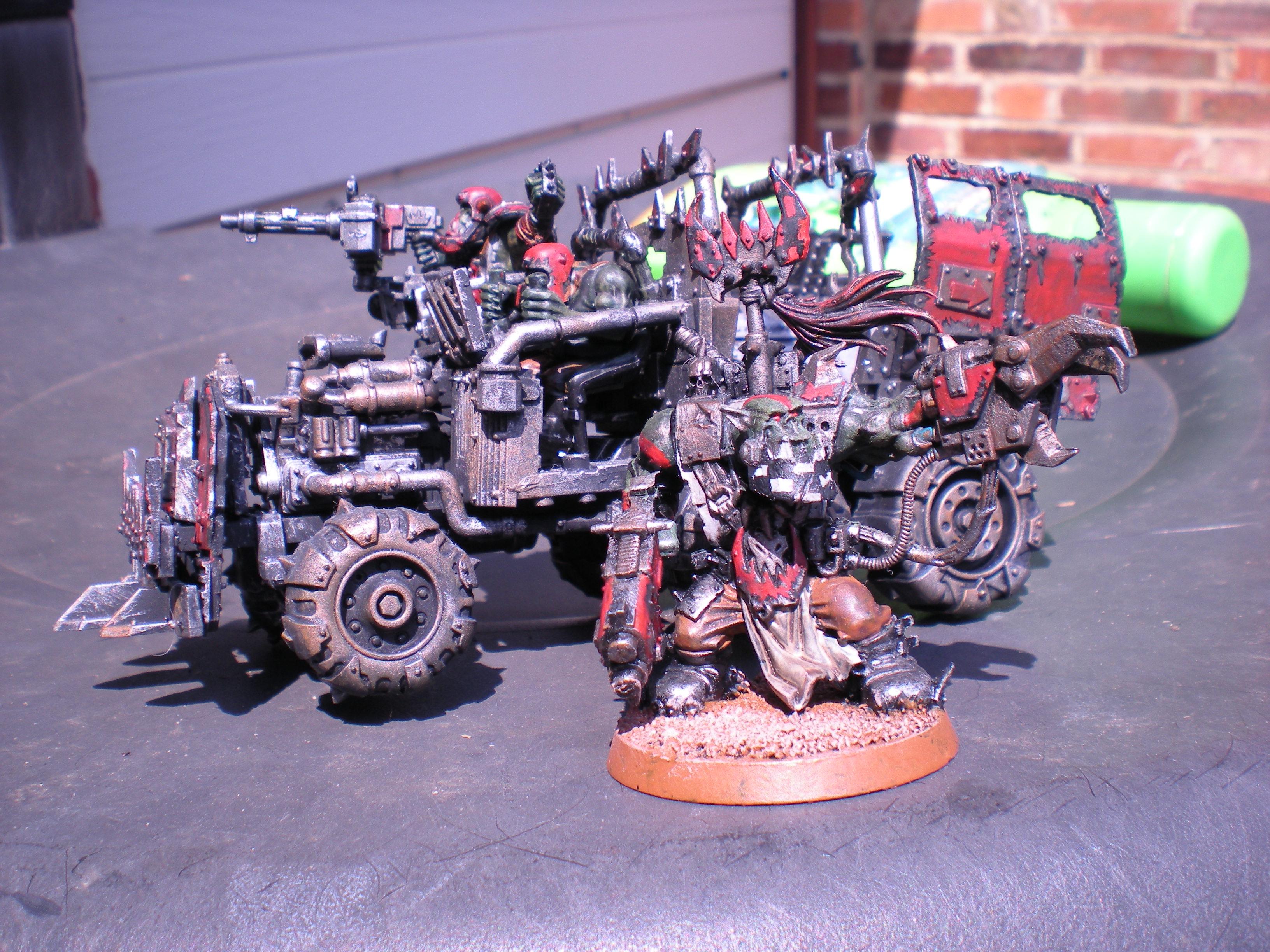 Boss, Orks, Truck, Warhammer 40,000