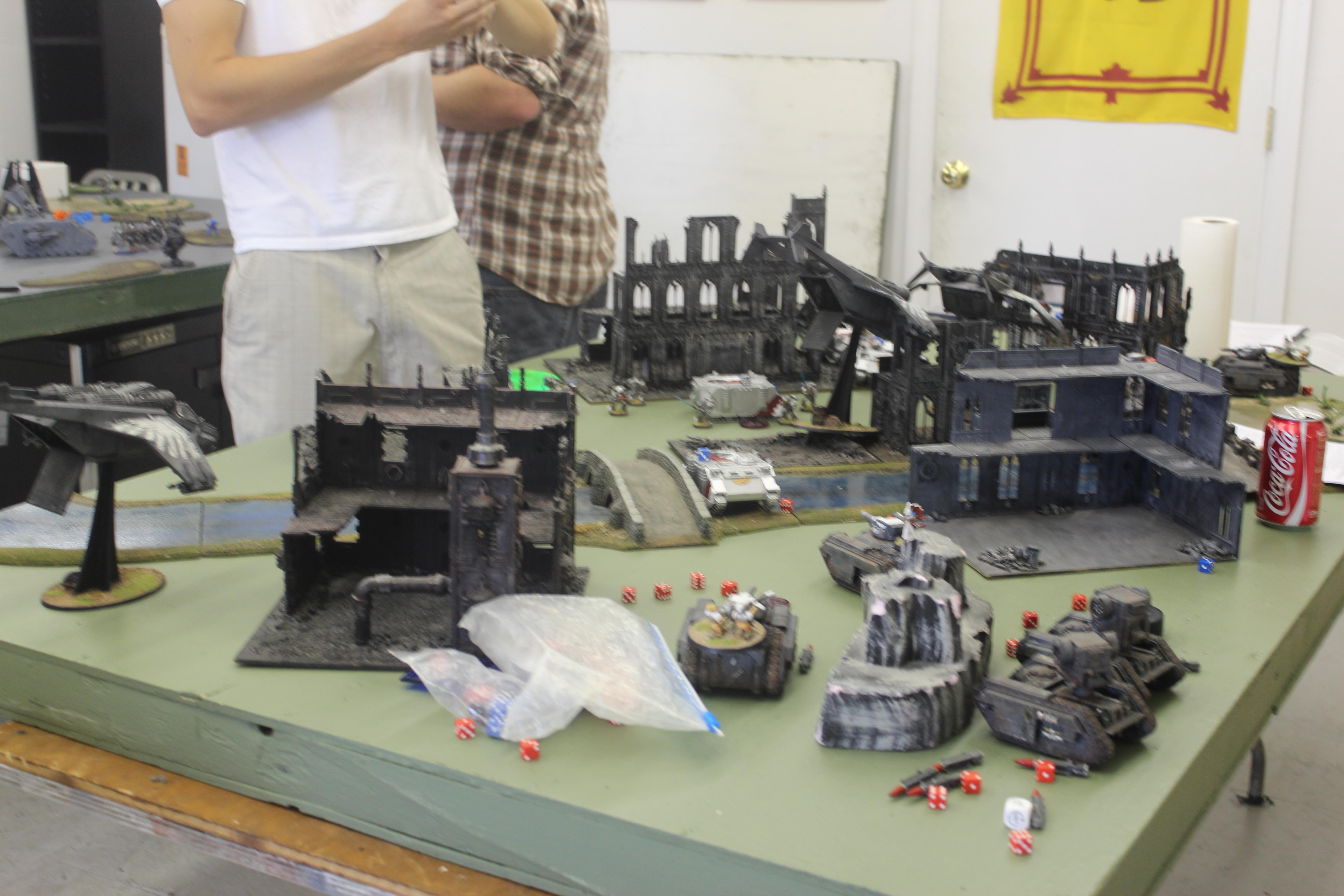 Battle Report, Imperial Guard, Space Marines