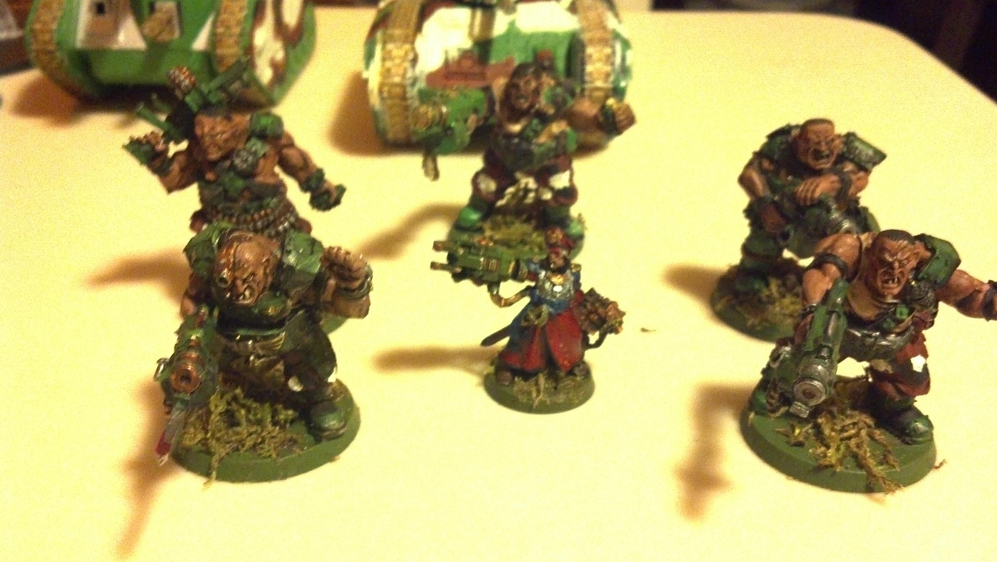 Commissar, Imperial Guard, Ogryns, Warhammer 40,000