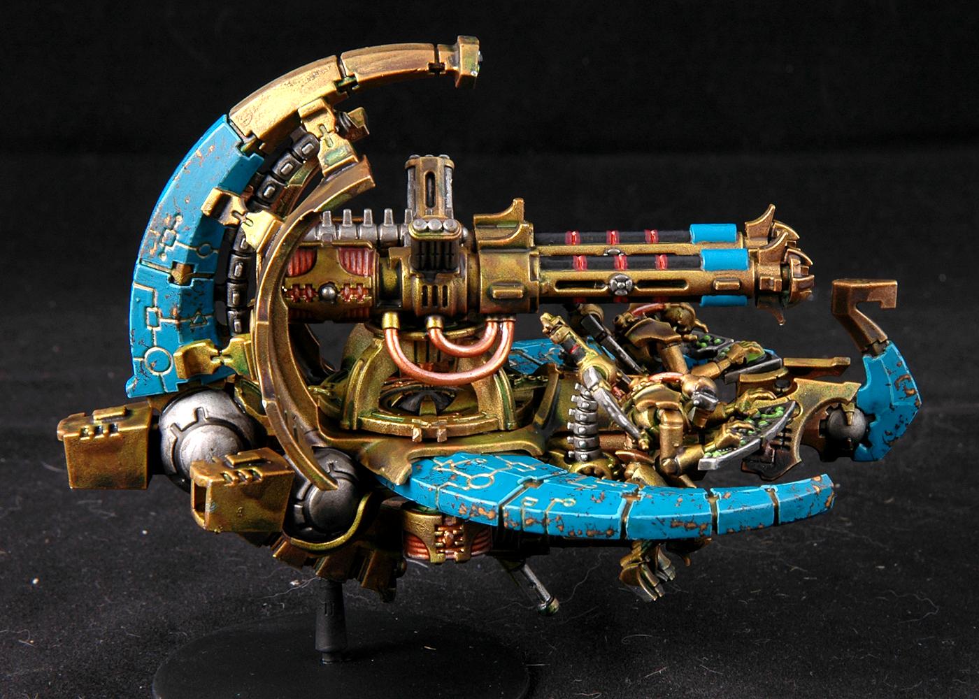 Barge, Necrons, Warhammer 40,000, Work In Progress