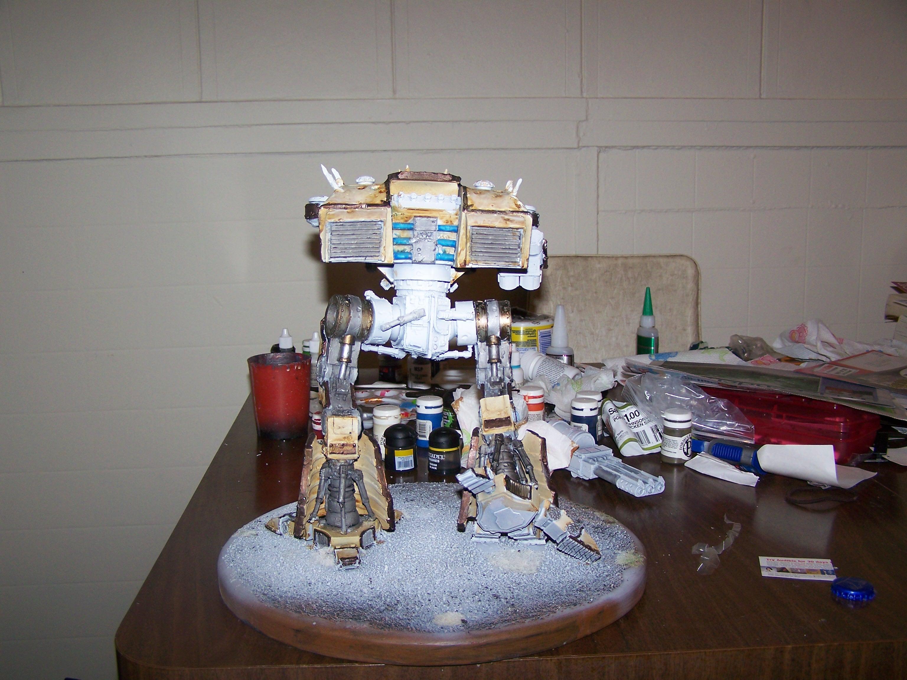 Rear veiw, this is with the coils and the venting, still in progress, I wanted a bit of contrast here to break up some of the bone