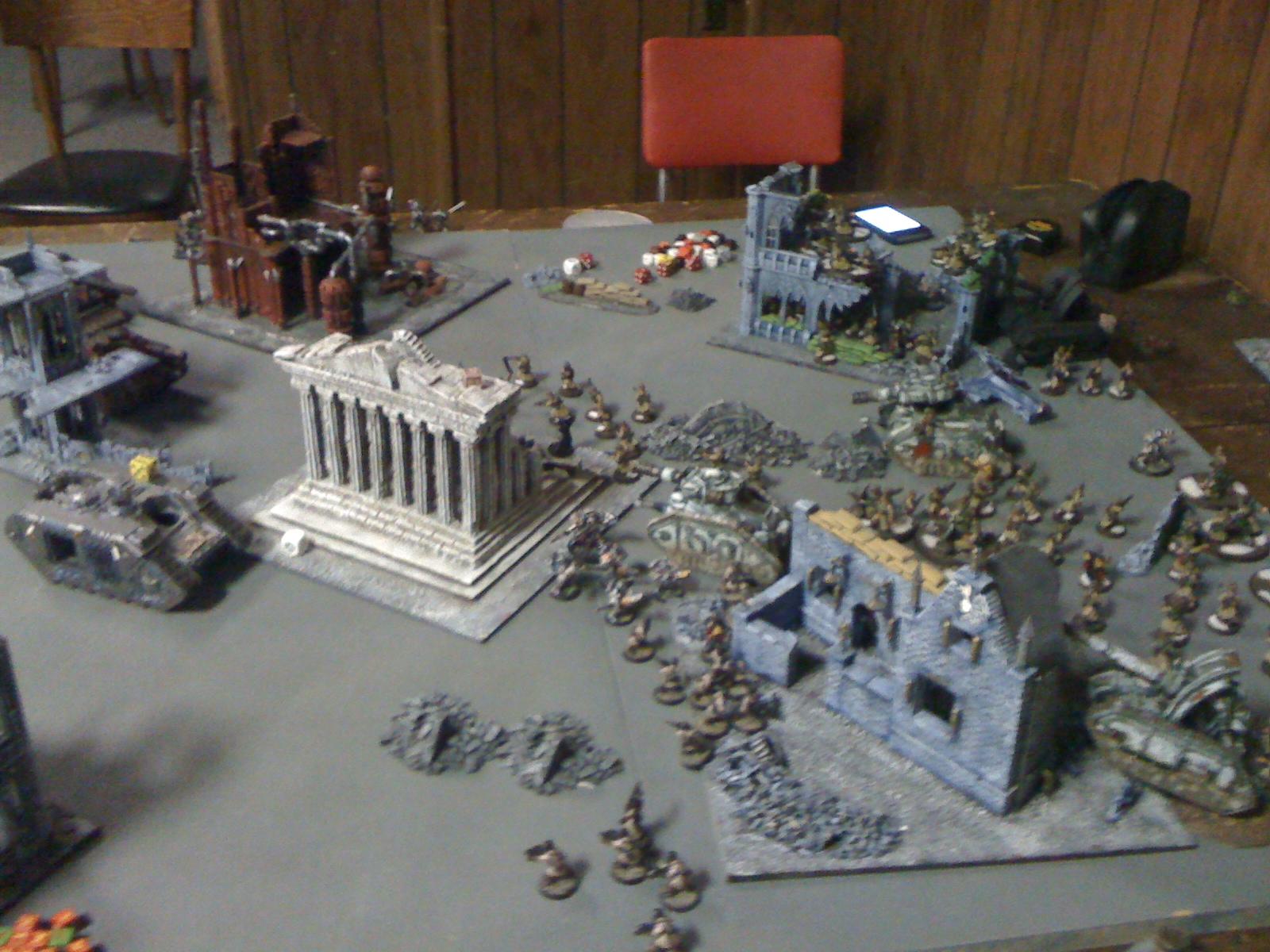 Battle Report, Imperial Guard, Russians, Valhallans, Warhammer 40,000