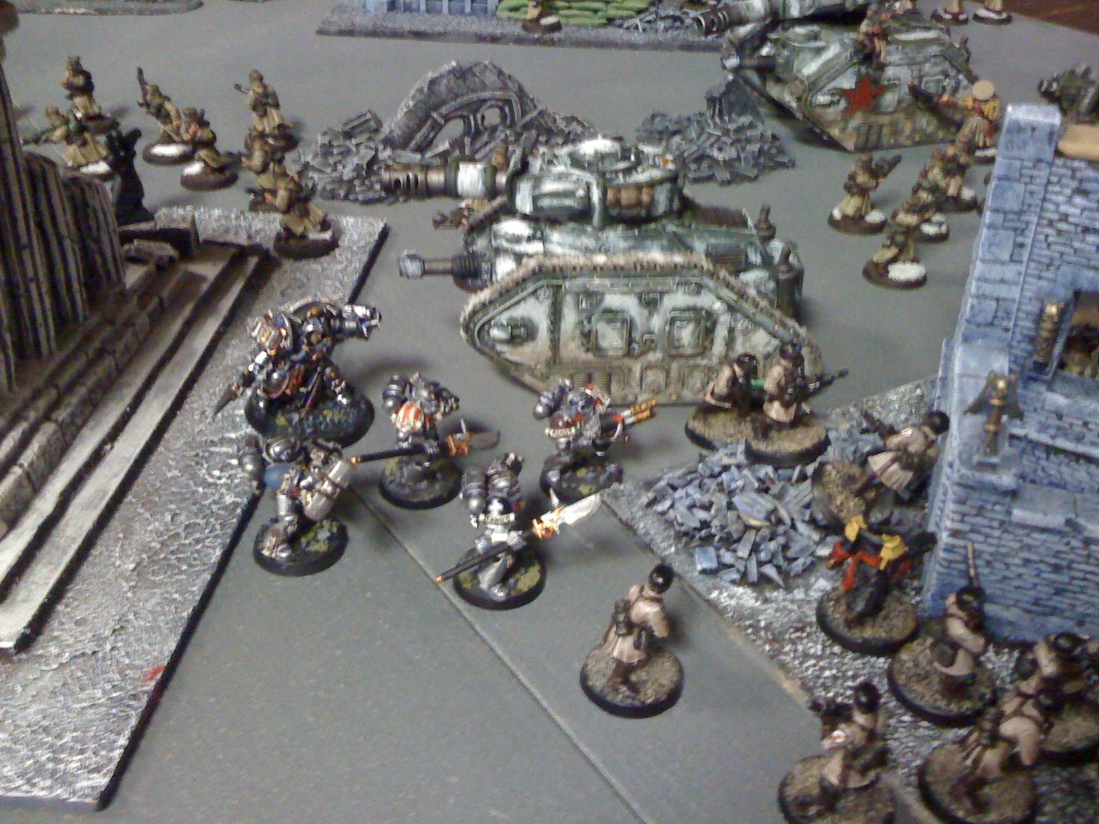Battle Report, Imperial Guard, Russians, Valhallans, Warhammer 40,000