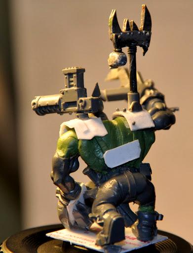 Conversion, Dakka Dakka, Greenstuff, Nob, Orks, Power Fist, Power Klaw, Waaagh