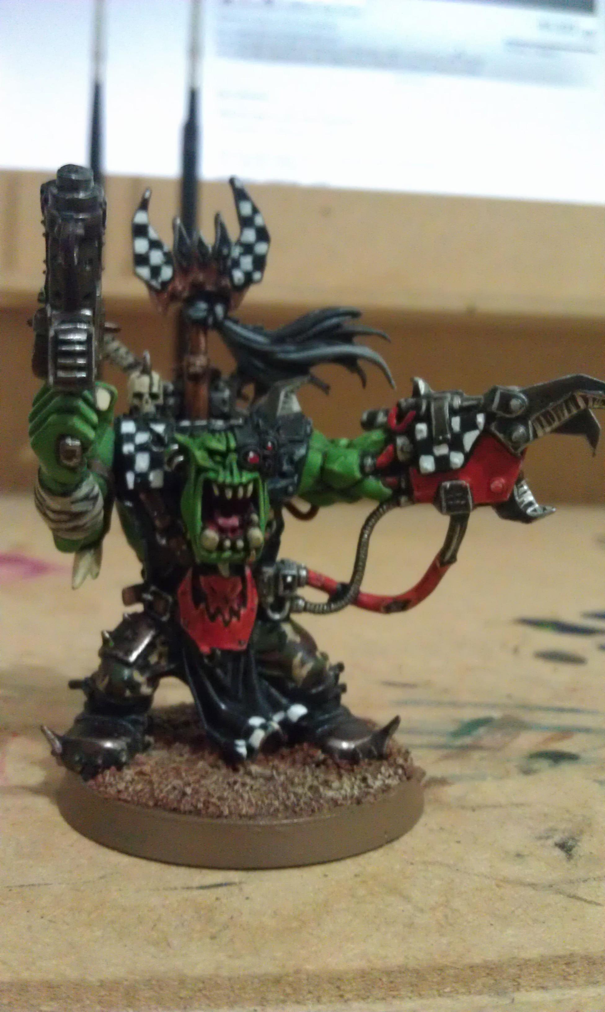 Blood Axe, Evil Sunz, Orks, Warboss, Warhammer 40,000