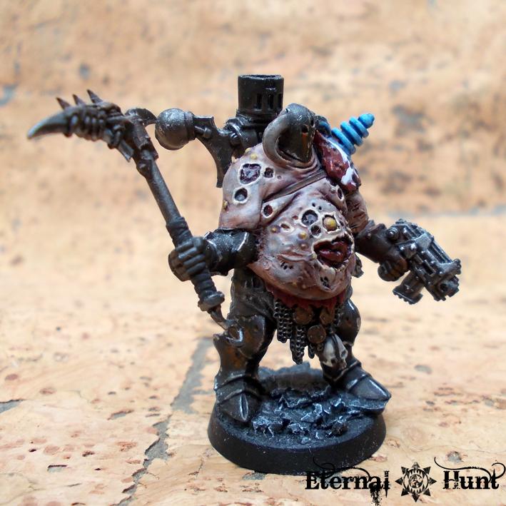 Champion Of Chaos, Chaos, Conversion, Nurgle, Paintjob, Renegade Militia, Renegades, Traitor Guard, Traitor Ig, Warhammer 40,000