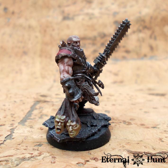 Champion Of Chaos, Chaos, Conversion, Khorne, Paintjob, Renegade Militia, Renegades, Traitor Guard, Traitor Ig, Warhammer 40,000