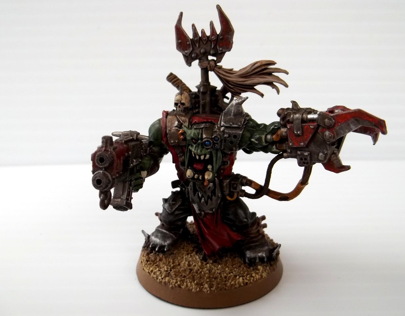 Evil, Orks, Sunz, Warboss, Warhammer 40,000