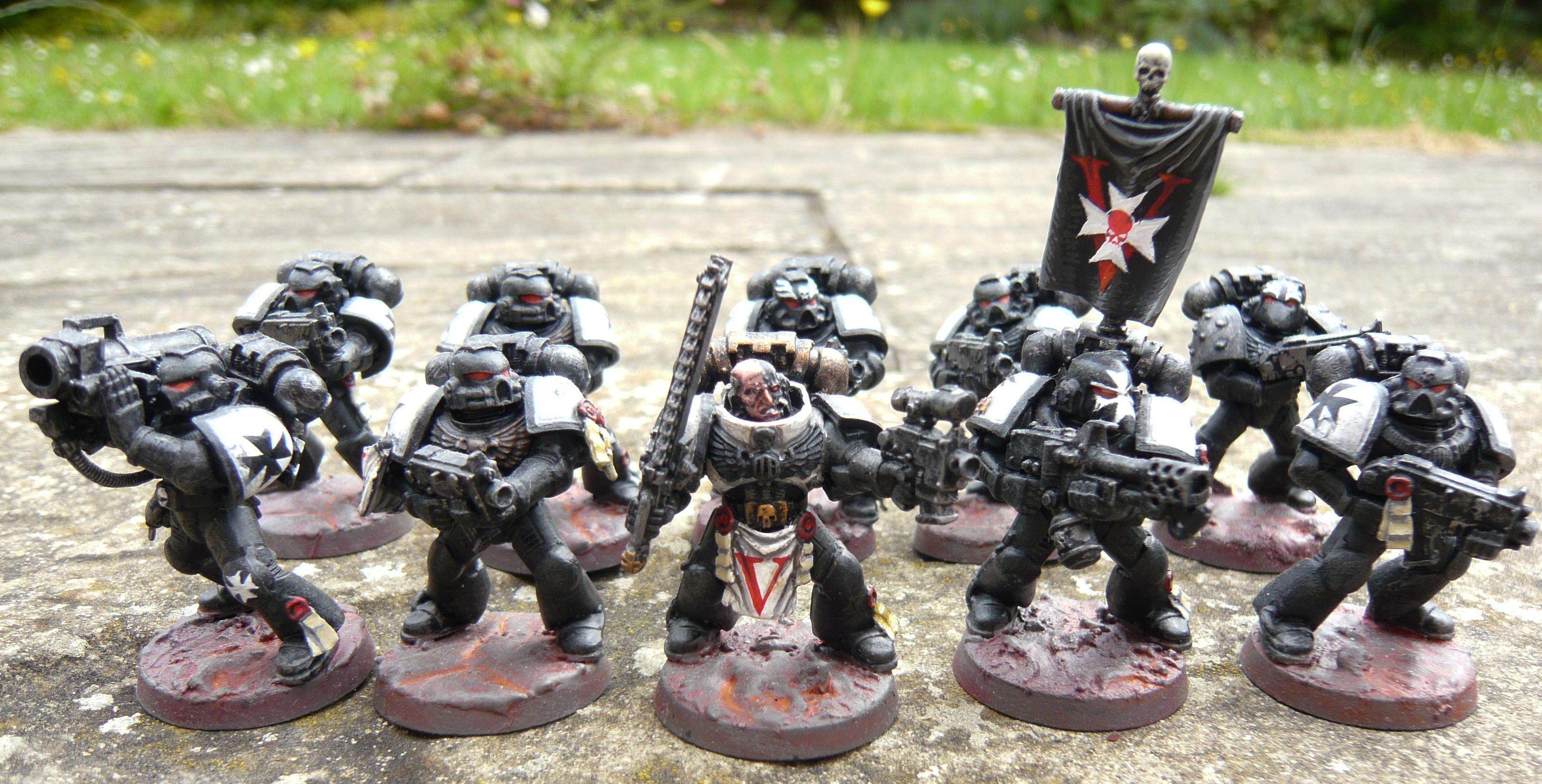 Black Templars And Terrain Pieces