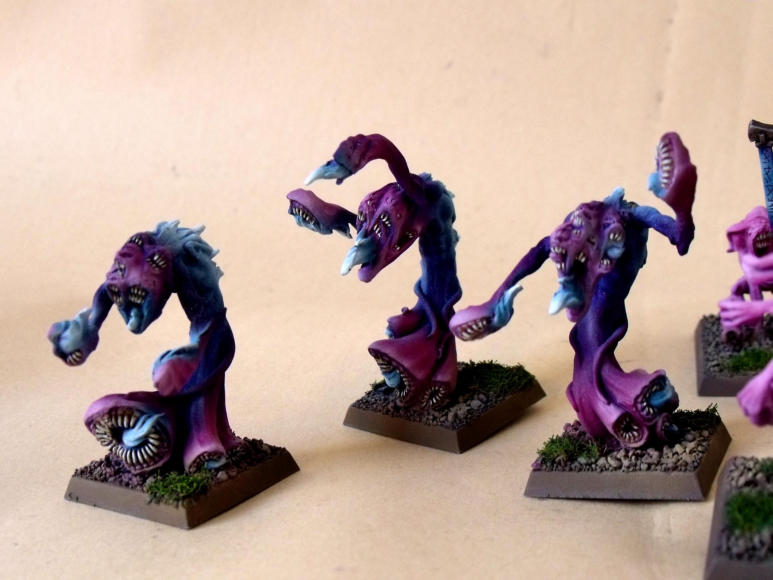 Airbrush, Chaos, Daemons, Tzeentch, Warhammer 40,000