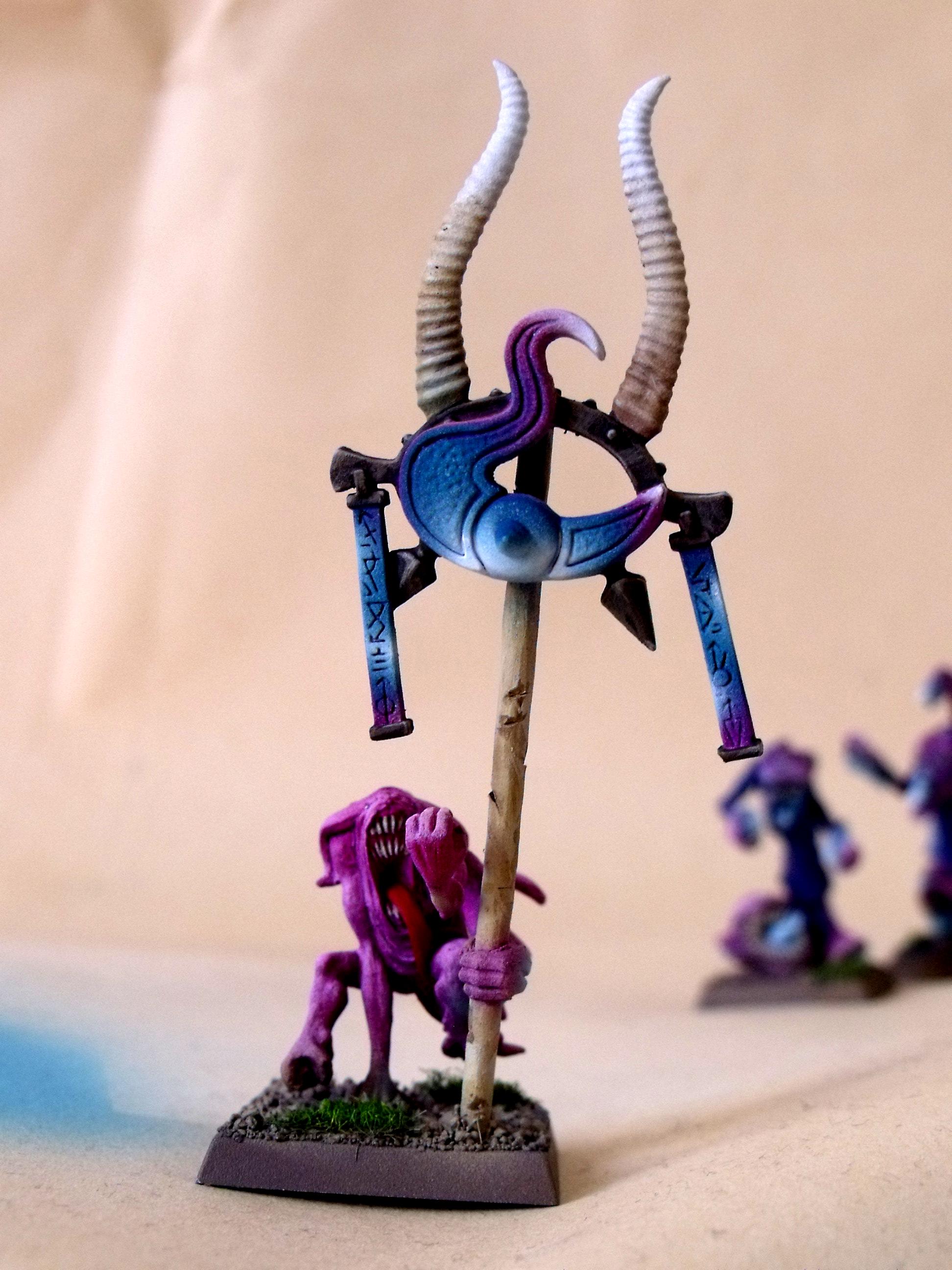 Airbrush, Chaos, Daemons, Tzeentch, Warhammer 40,000