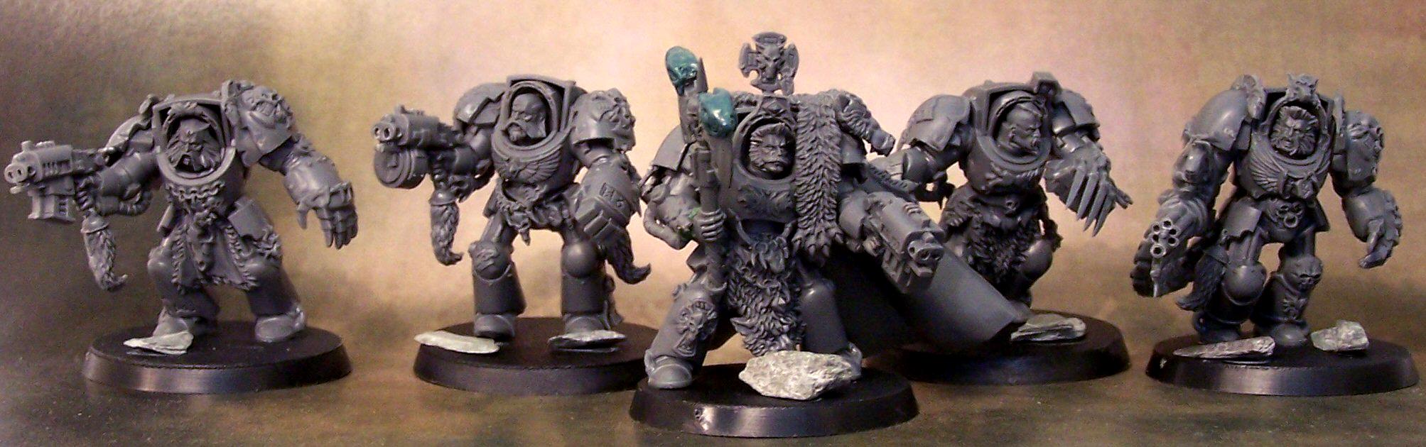 Space Marines, Space Wolves, Terminator Armor, Work In Progress