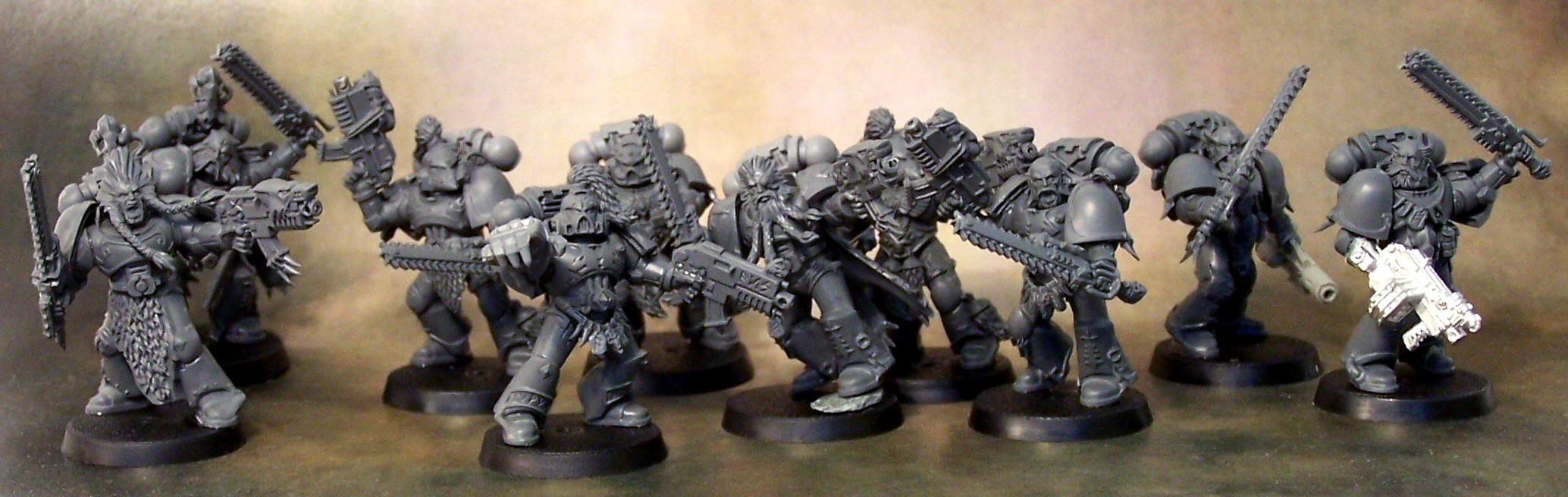 Space Marines, Space Wolves, Work In Progress